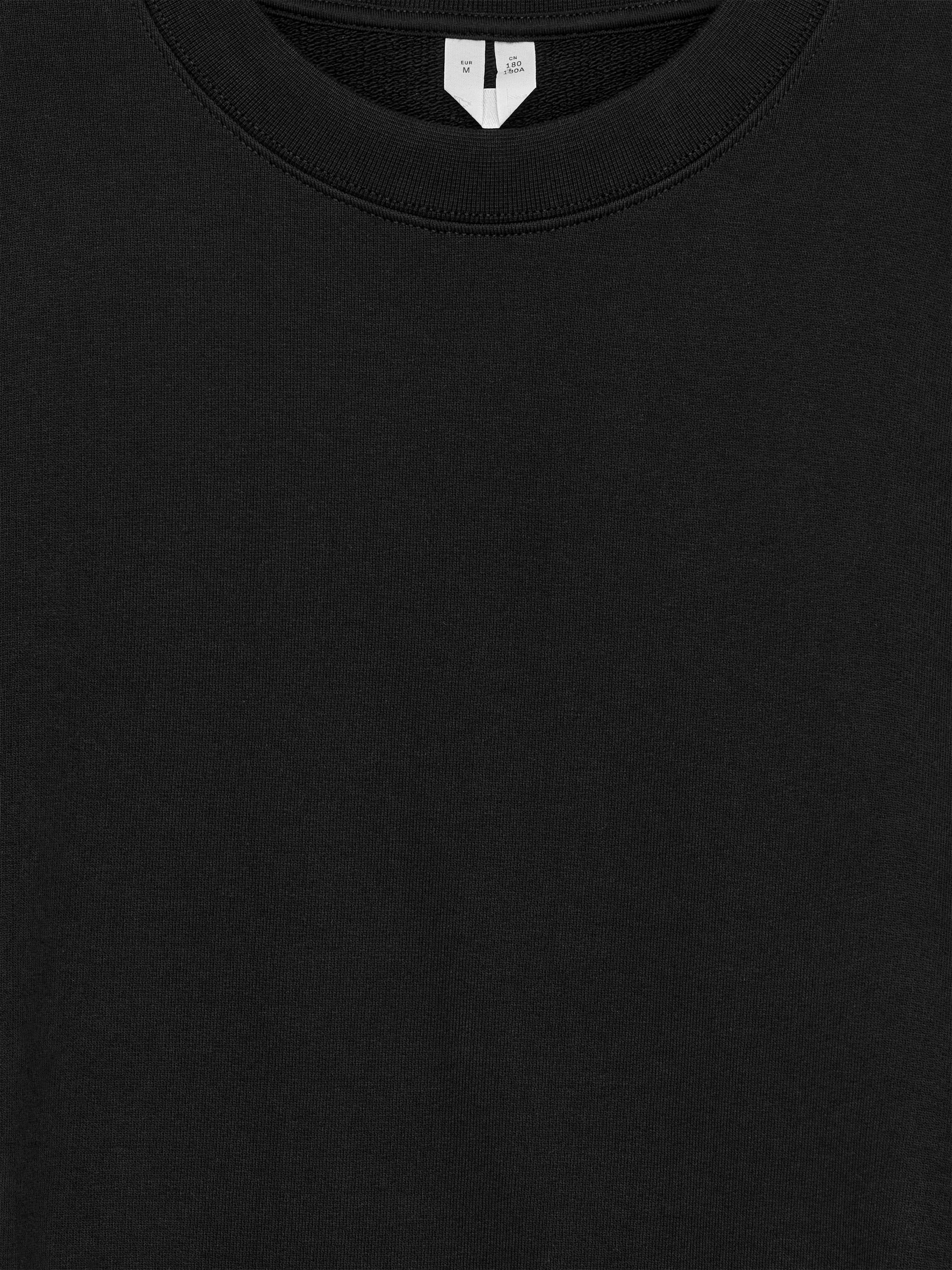 Relaxed Sweatshirt - Off Black - Loose fit - Men - StillMedia/DescriptiveDetail - 1
