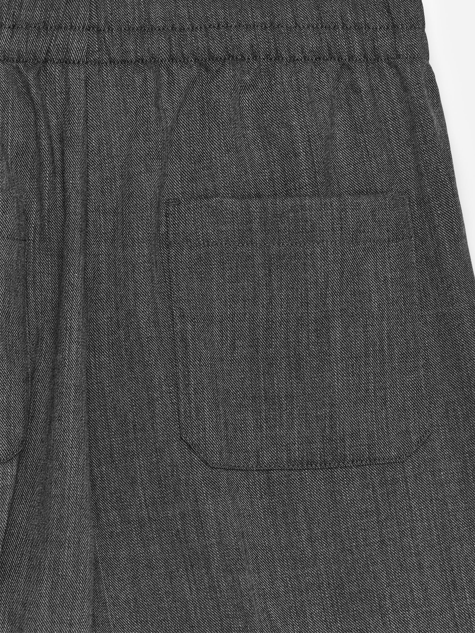 Loose-Fit Wool Trousers - Grey - Loose fit - Men - StillMedia/DescriptiveDetail - 1