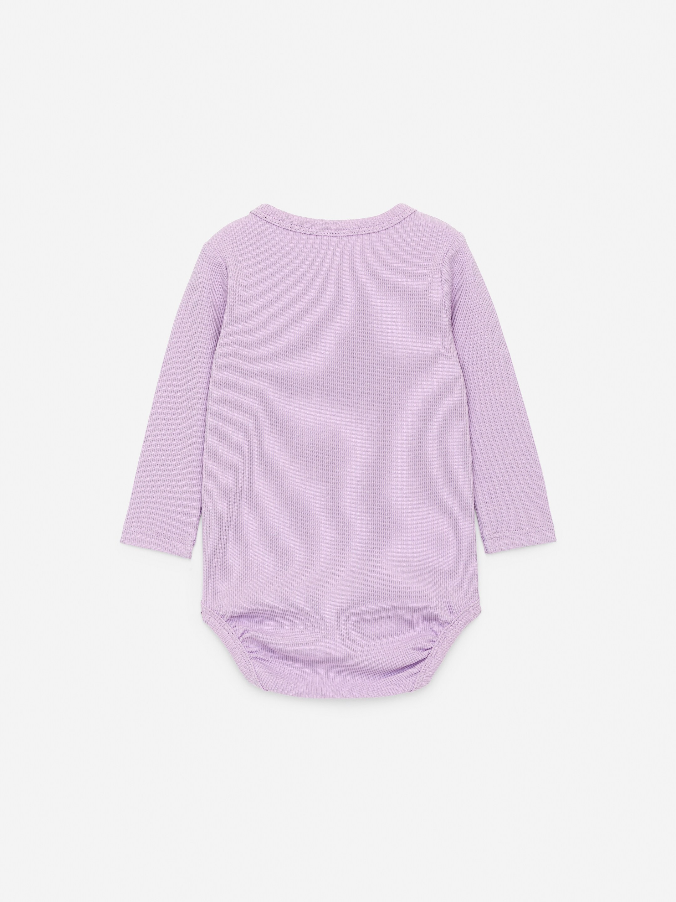 Visualizza immagine più grande: Body a maniche lunghe con lavorazione a coste - Lilla - BAMBINO | H&M IT 2