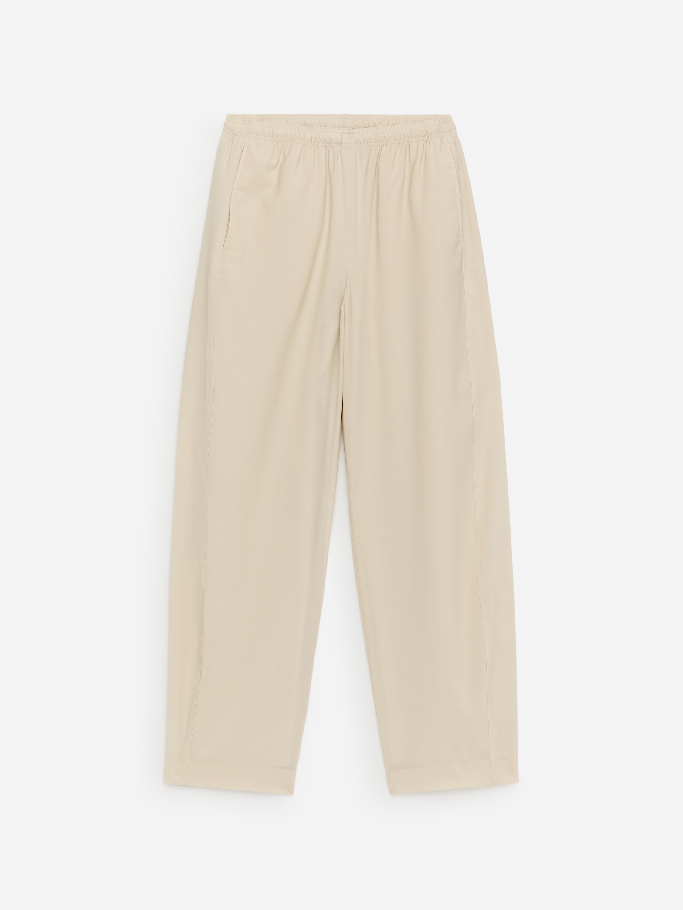 Lockere Hose - Hellbeige