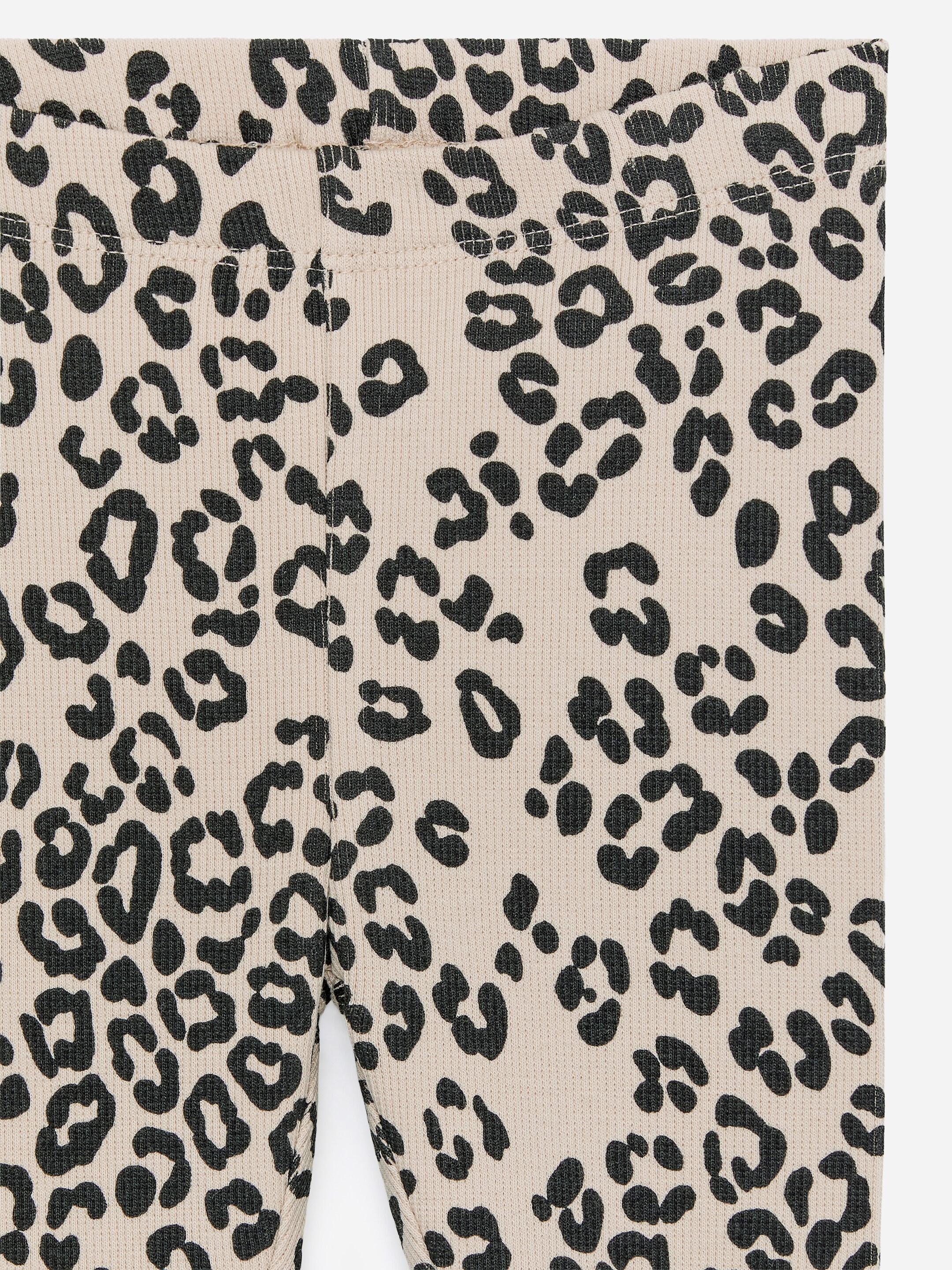 Grotere afbeelding bekijken: Geribde legging - Beige/zwart - KINDEREN | H&M NL 3