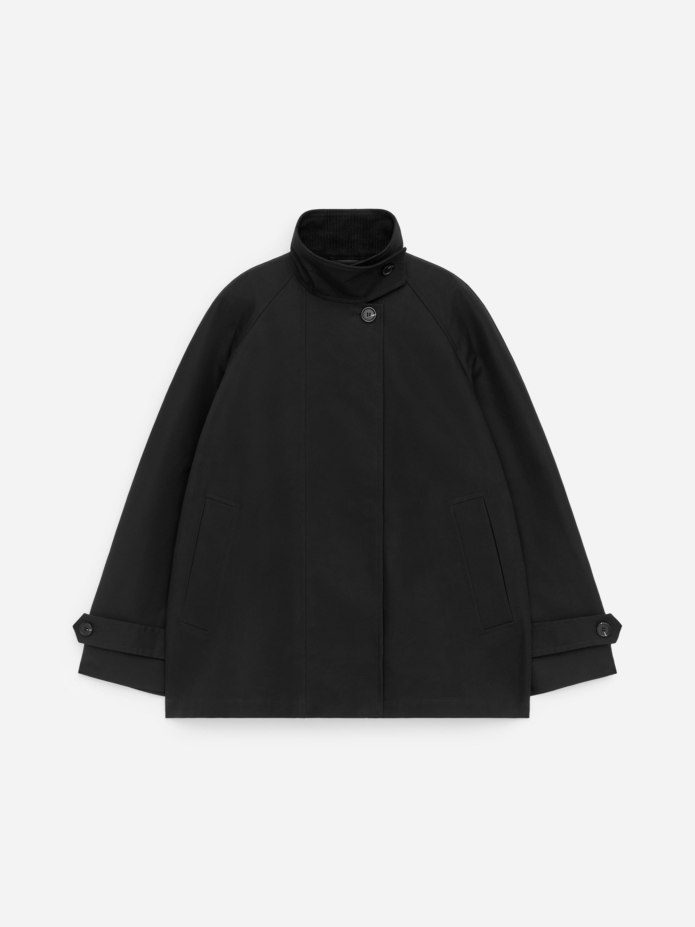 アクレントaclent Eyelet volume yoke coat b3bd0a7353220f6a64242455c243b8