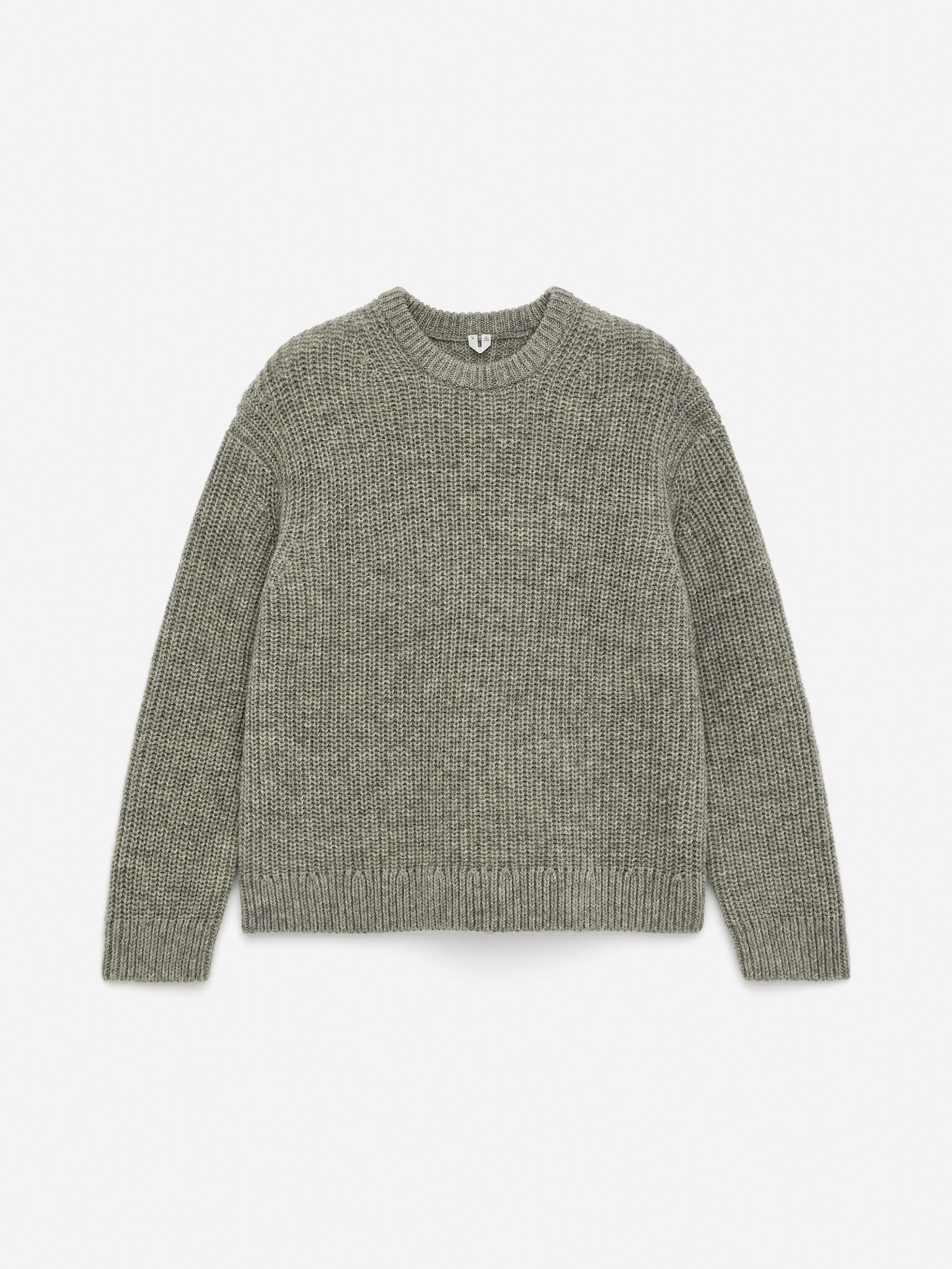 Pull en laine - Gris chiné - 2