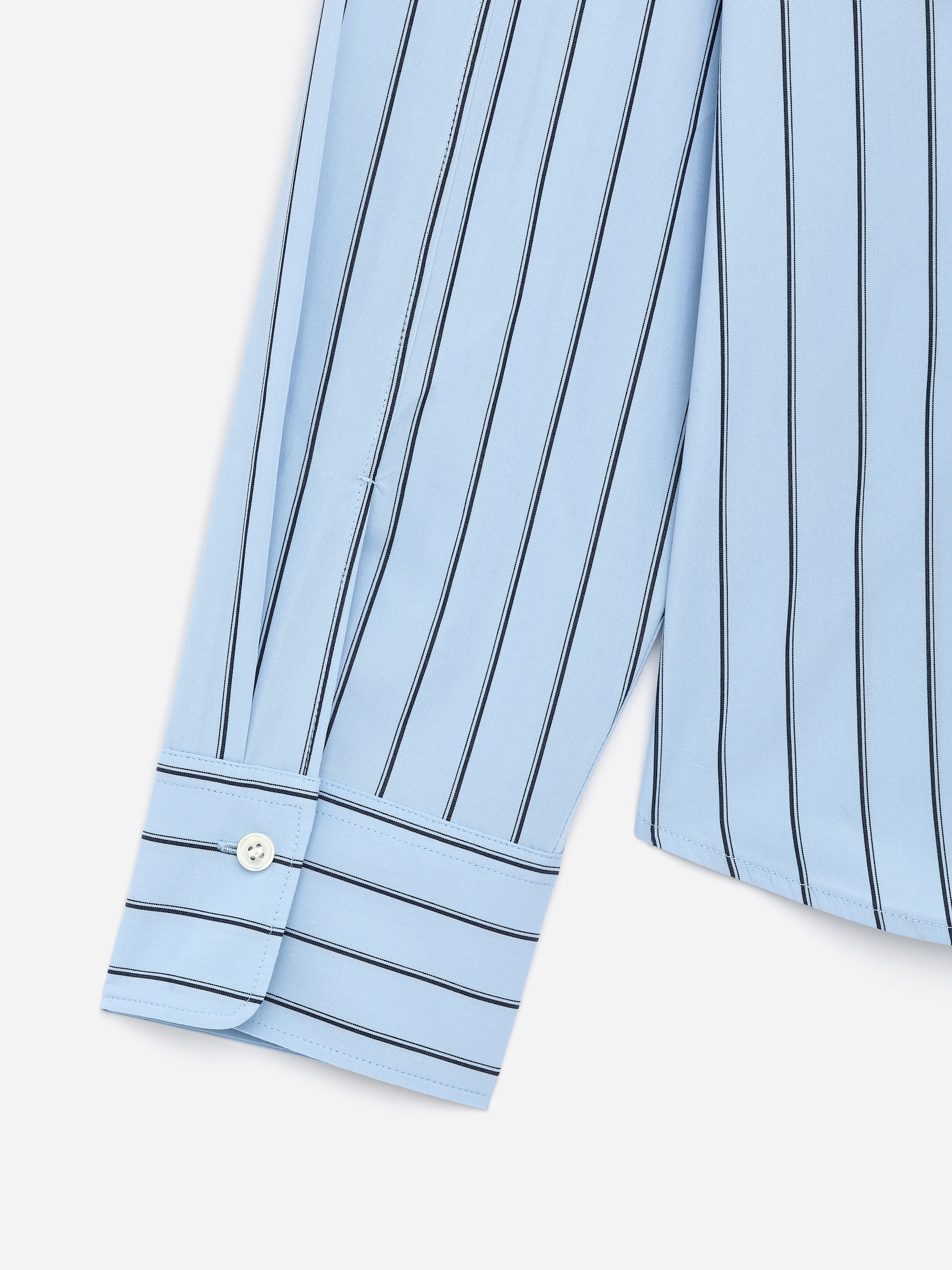 Wrap Shirt - Blue/Striped - 5