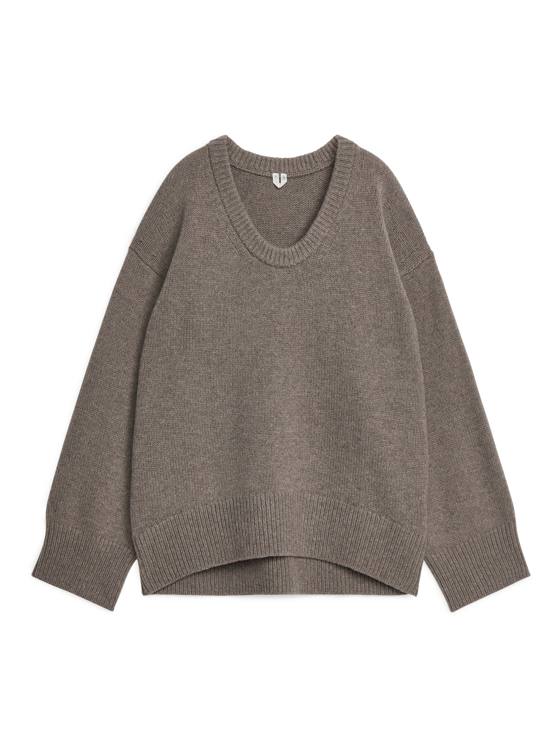 Jersey de lana oversize - Marrón - Oversized - Women - StillMedia/DescriptiveStillLife - 1