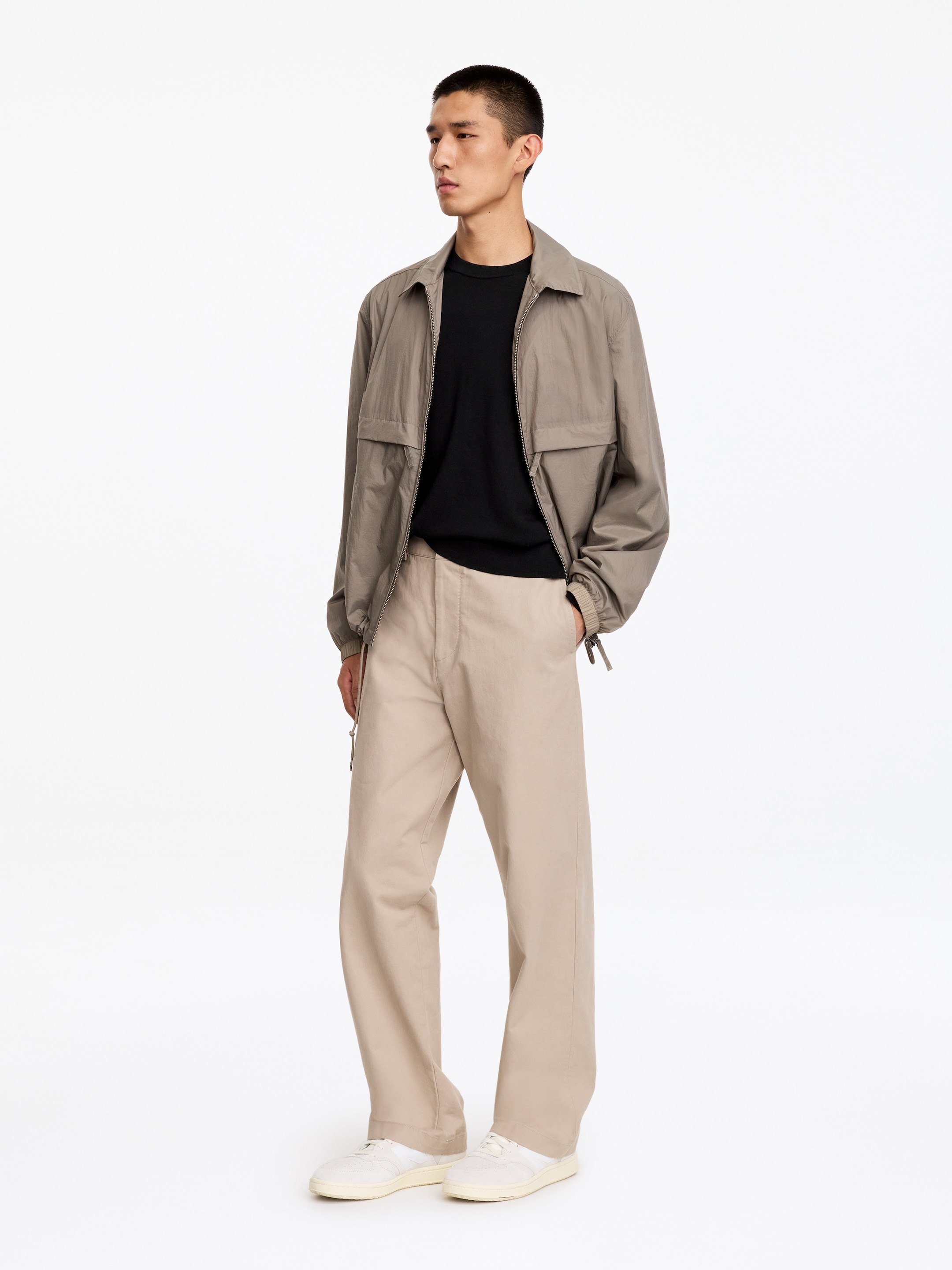 Fine Knit Merino Jumper - Black - Regular fit - men - StillMedia/Lookbook - 5