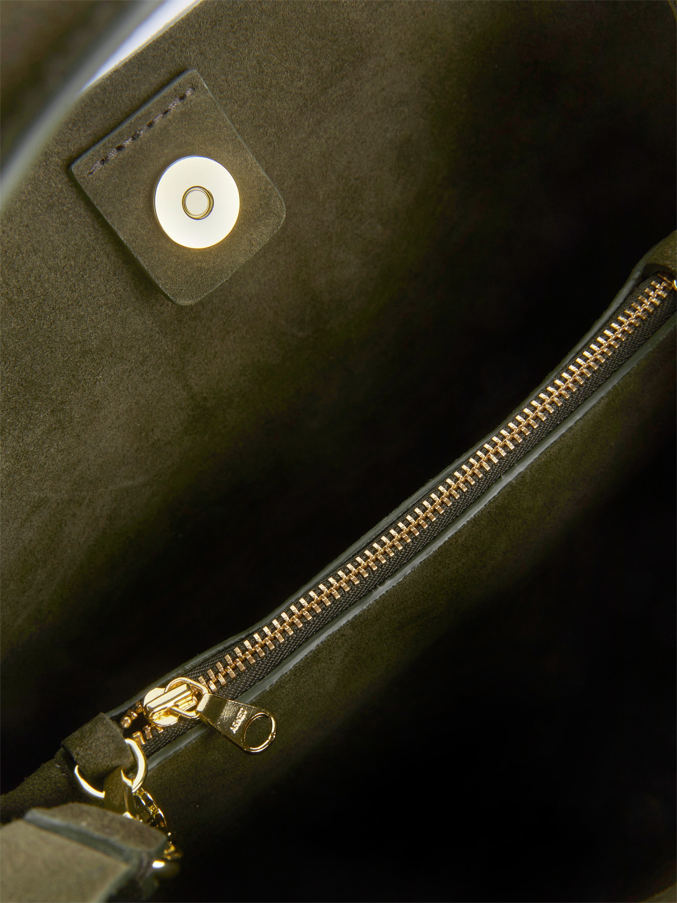 Suede Crossbody Bag - Khaki Green - Women - StillMedia/DescriptiveDetail - 2