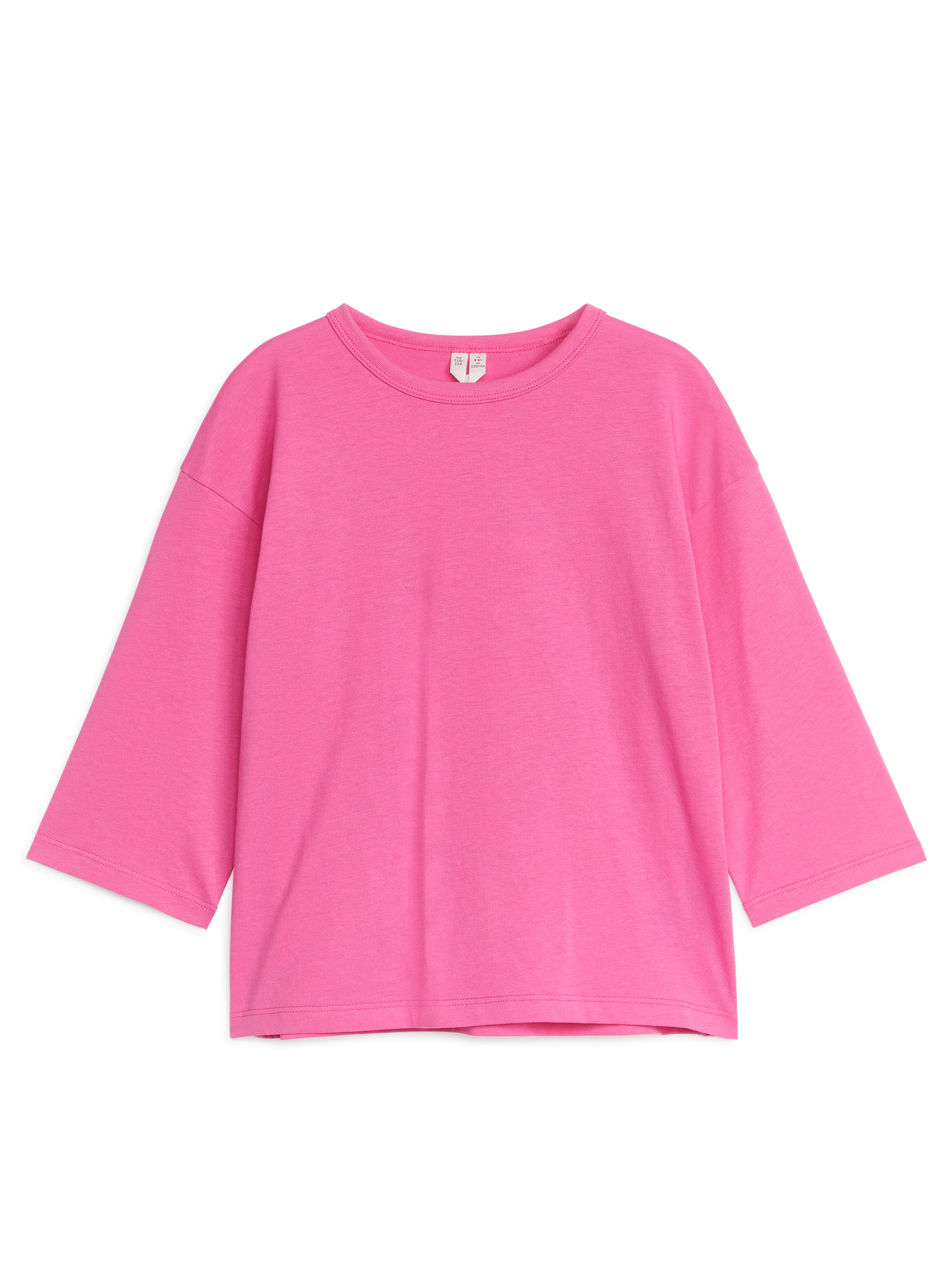 Vis større bilde: Ekstra stor t-skjorte med lange ermer - Rosa - BARN | H&M NO 1