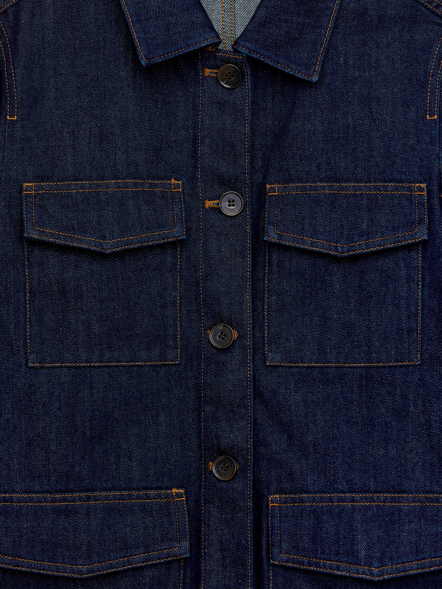 Surchemise en jean - Bleu foncé - 2