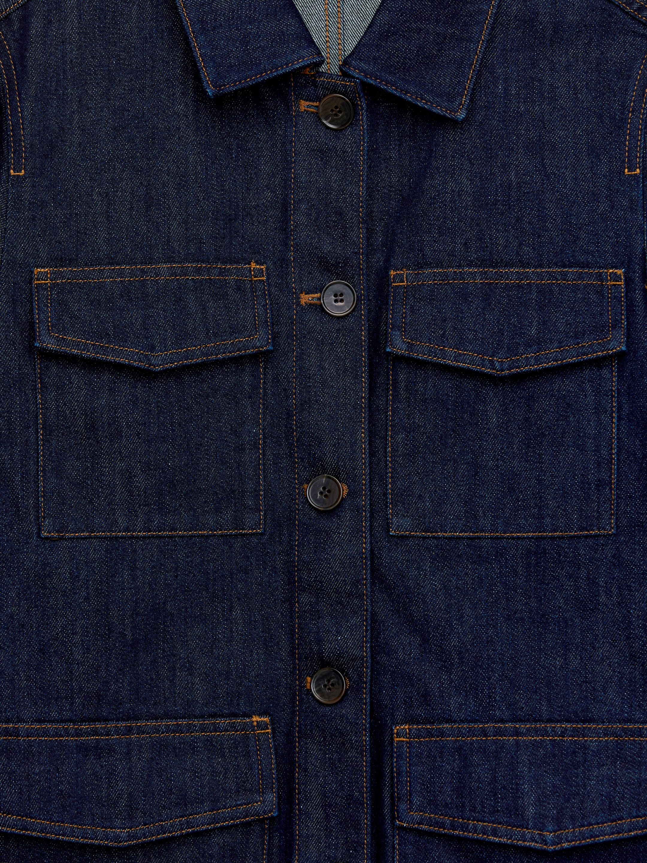 Overshirt in denim - Blu scuro - Regular fit - Women - StillMedia/DescriptiveDetail - 1