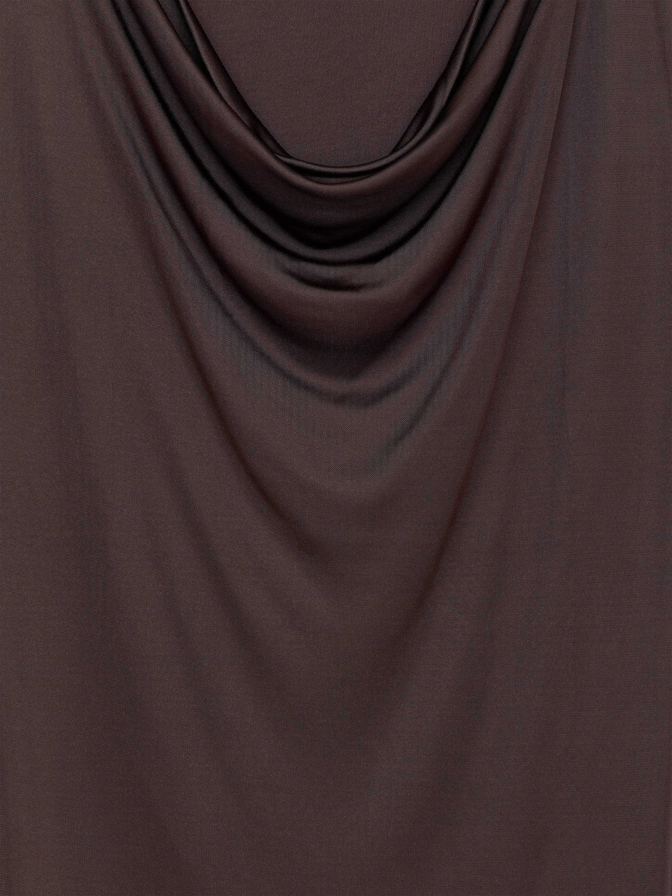 Преглед на по-голямо изображение: Топ с драпирано деколте - Тъмнокафяво - ЖЕНИ | H&M BG 6