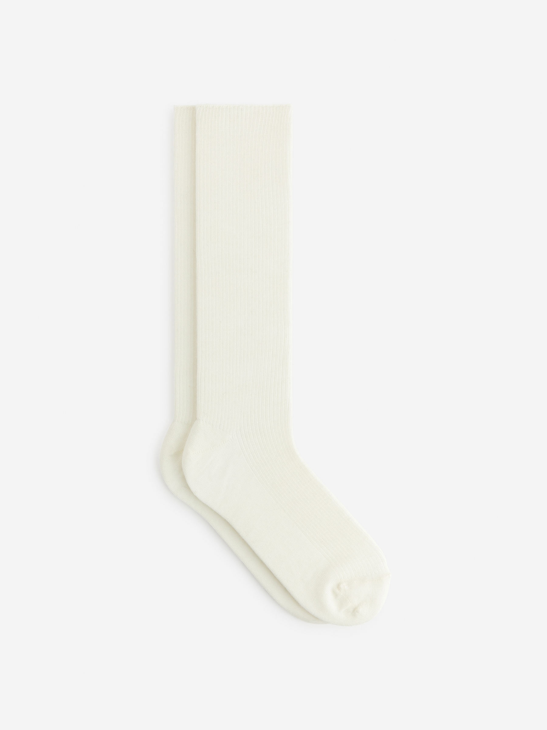 Gerippte Socken aus Wollmischung - Weiß - Damen - StillMedia/DescriptiveStillLife - 4