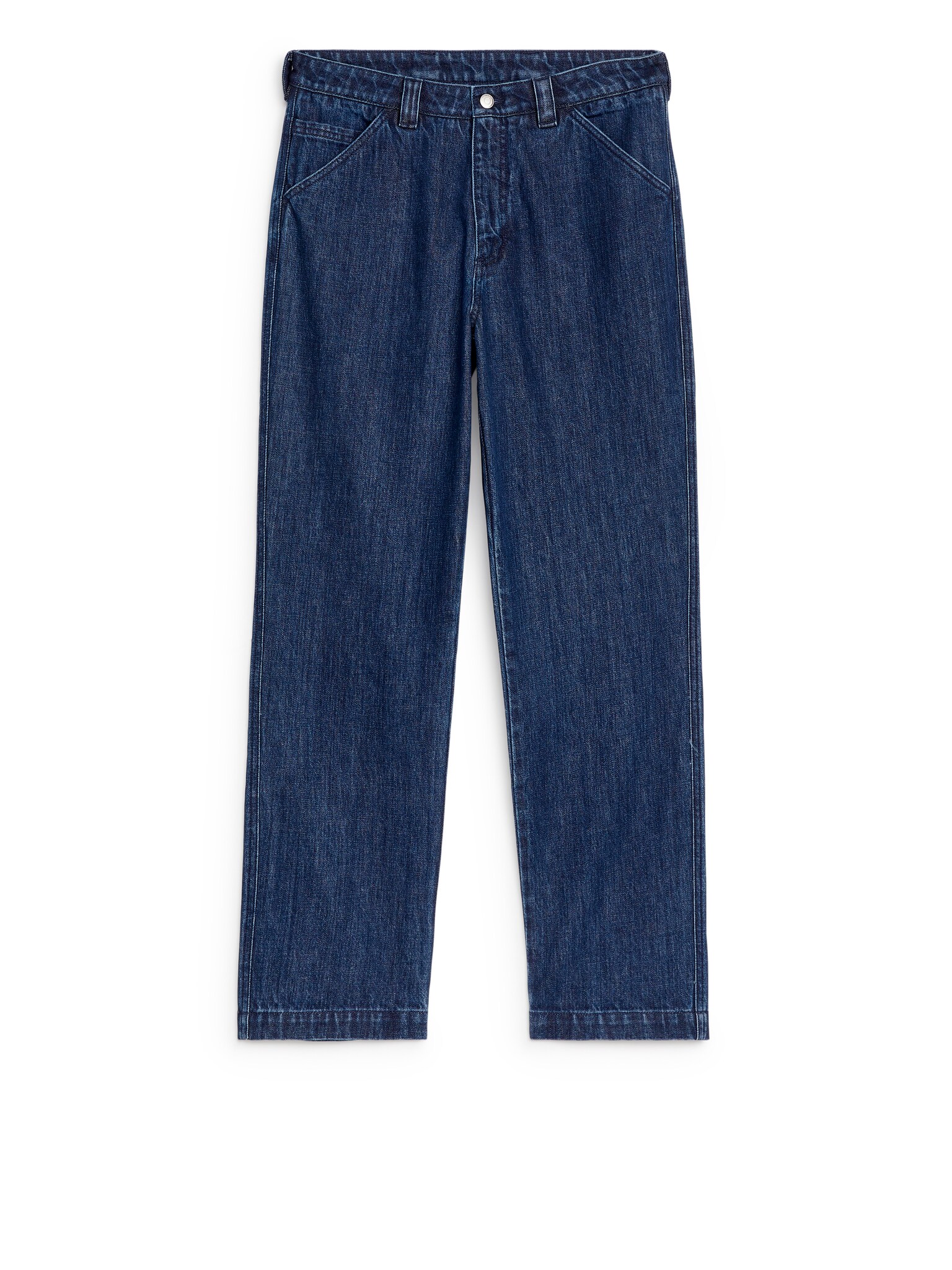 Lockere Denimhose - Dunkelblau
