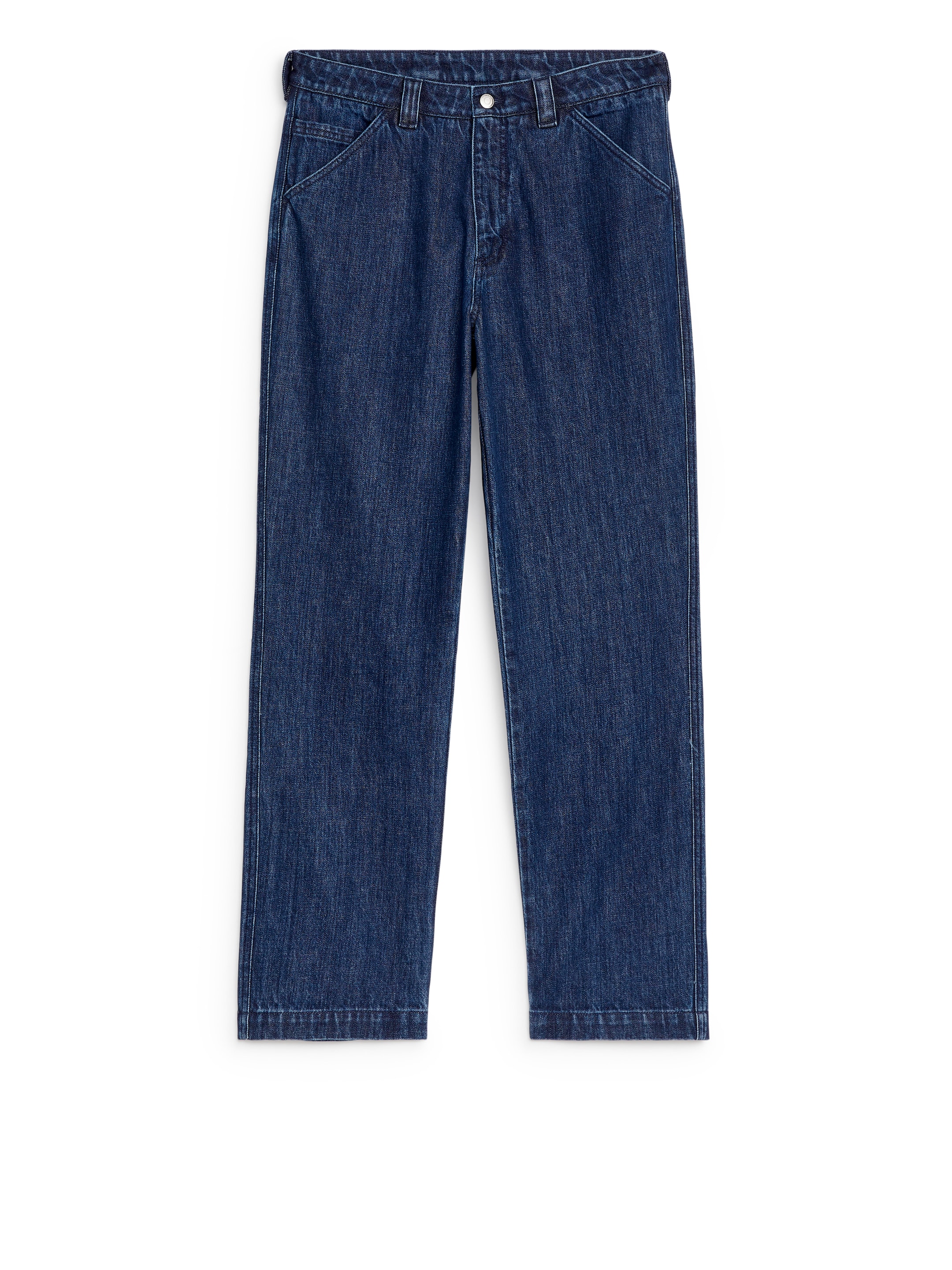Relaxed Denim Trousers - Dark Blue - Relaxed fit - Men - StillMedia/DescriptiveStillLife - 2