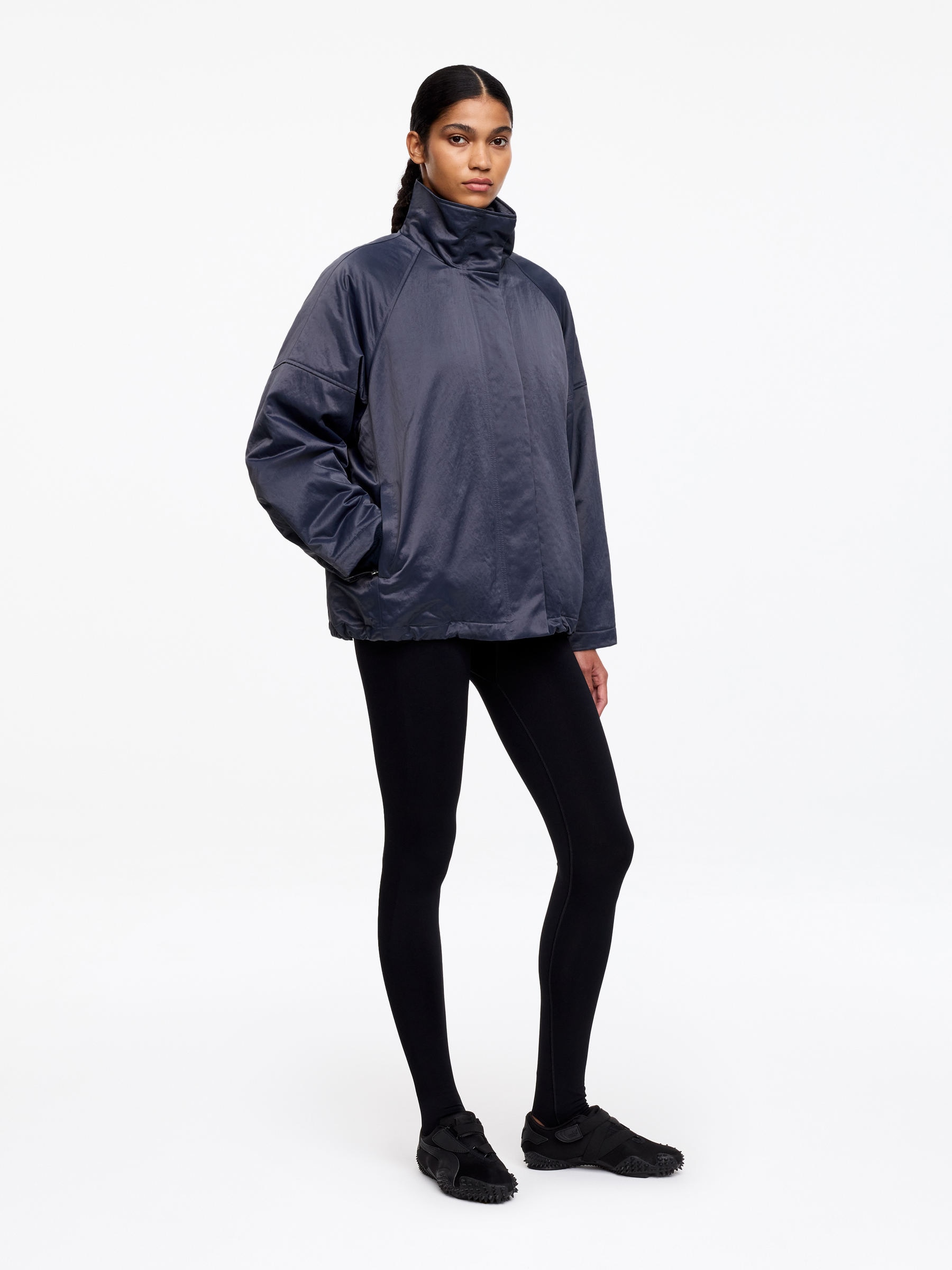 Lightly Padded jacket - Dark Blue - Regular fit - Women - StillMedia/Lookbook - 4