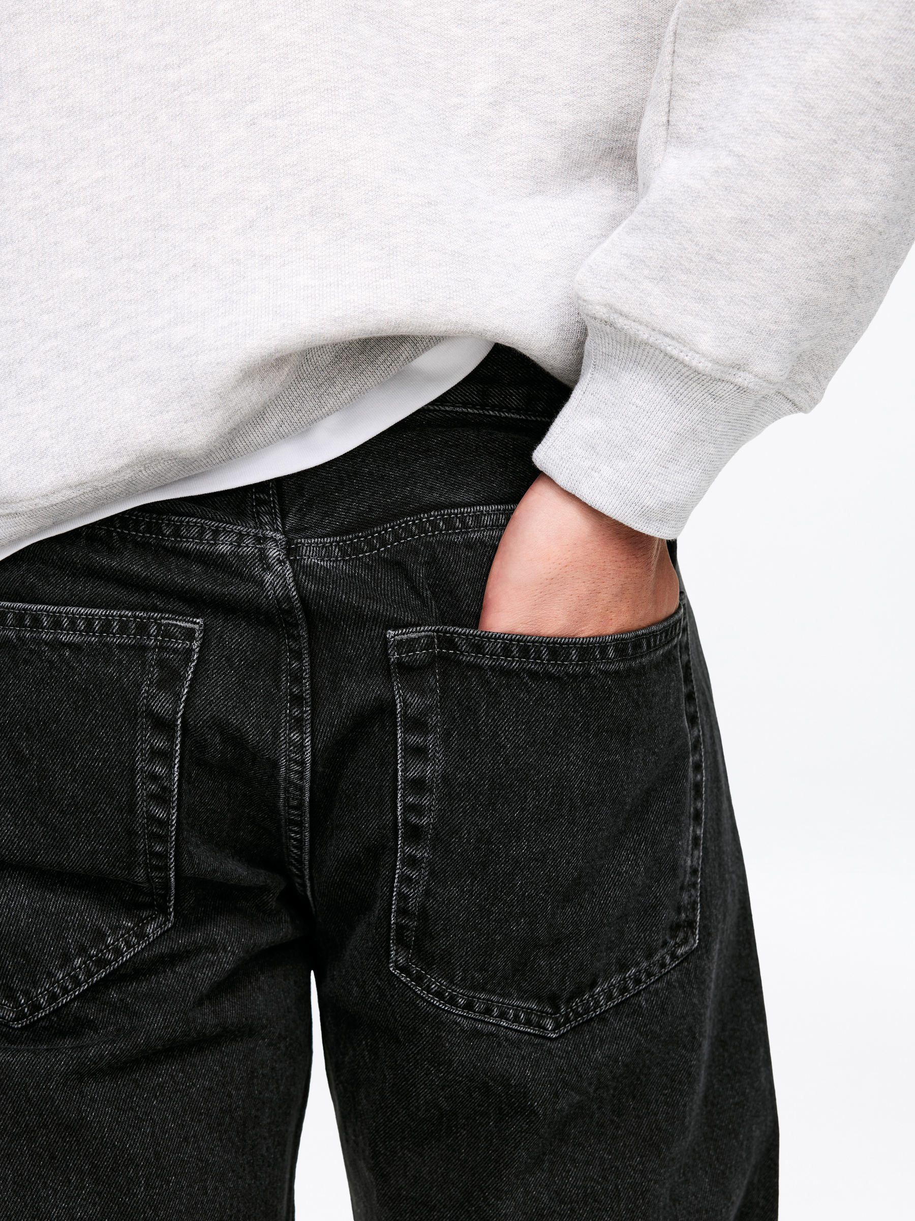 OCEAN Loose Straight Jeans - Schwarz - Loose Fit - Herren - StillMedia/Lookbook - 19