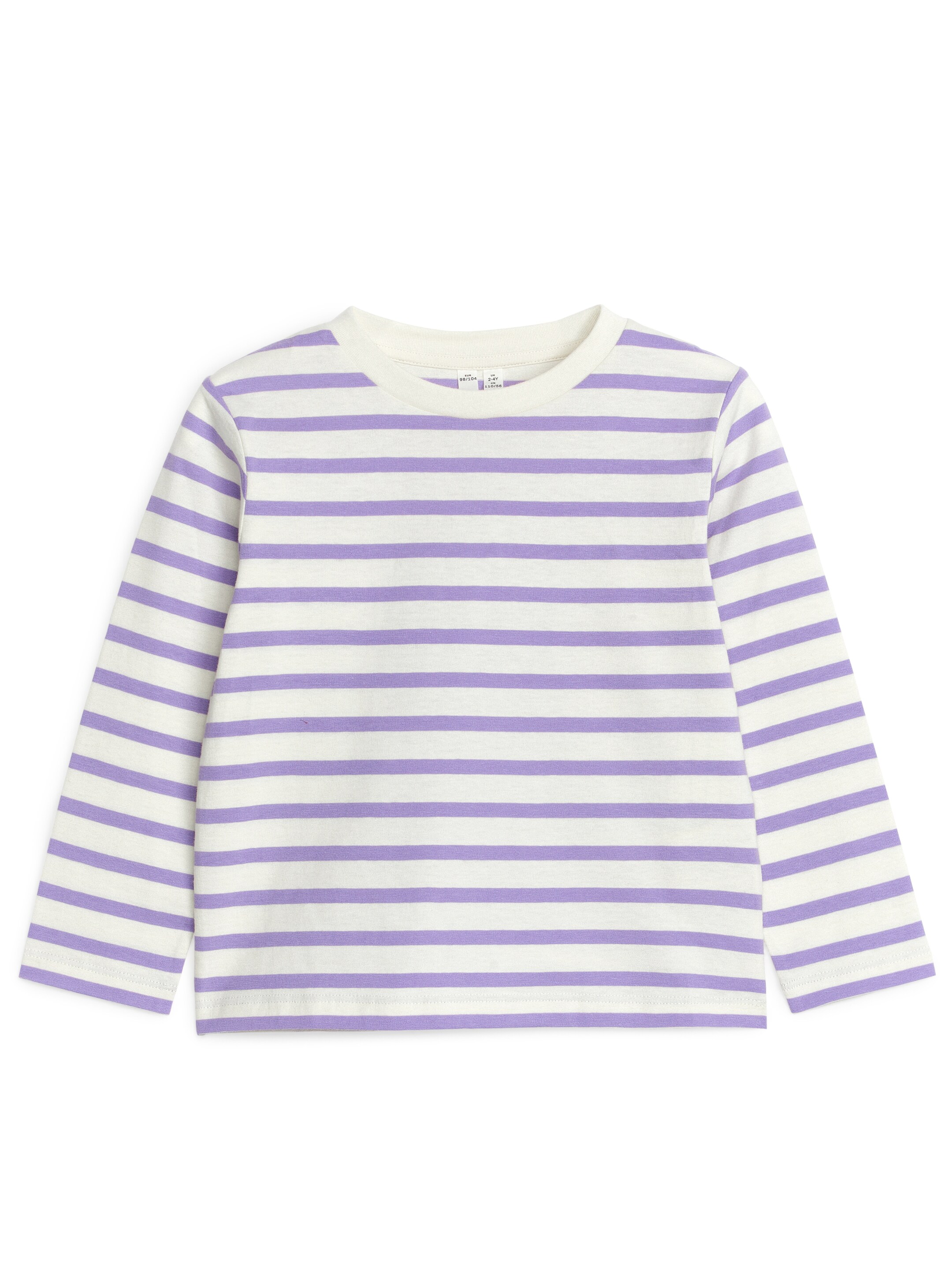 Visa större bild: Långärmad t-shirt, 2-pack - Lila/vit - BARN | H&M FI 3