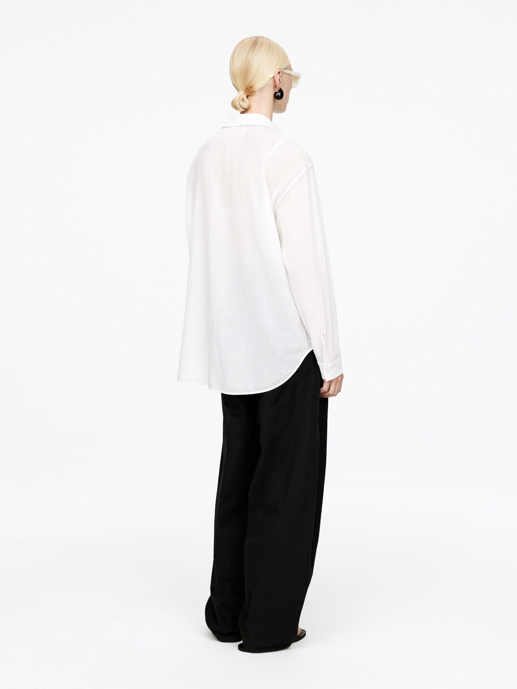 Visualizza immagine più grande: Camicia in voile - Bianco - DONNA | H&M IT 3