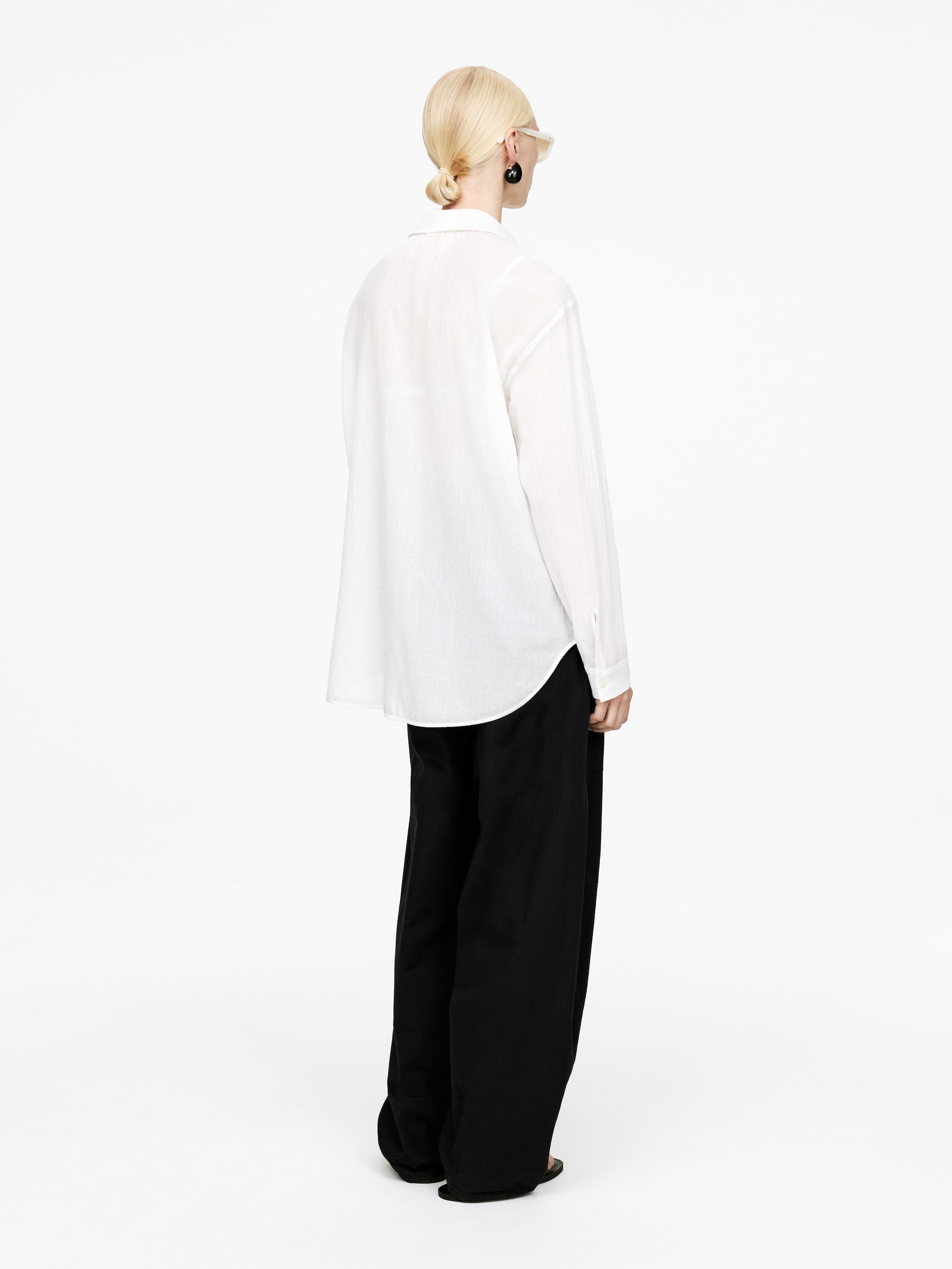 Grotere afbeelding bekijken: Voile overhemd - White - DAMES | H&M BE 3