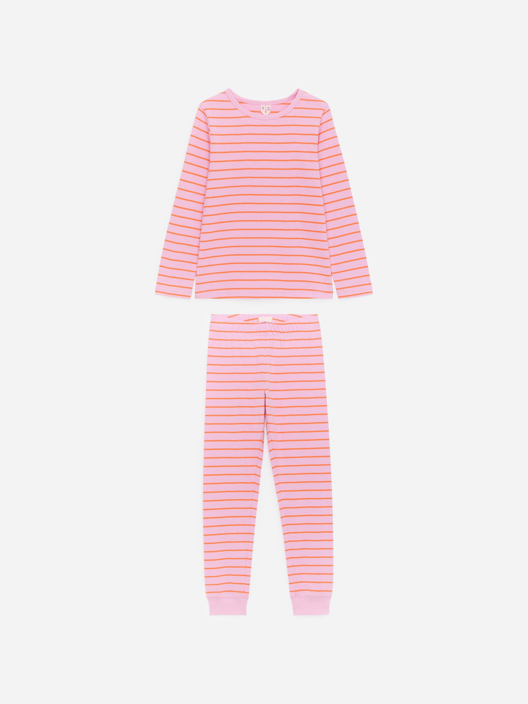 Pyjamasset i trikå-Rosa-18346