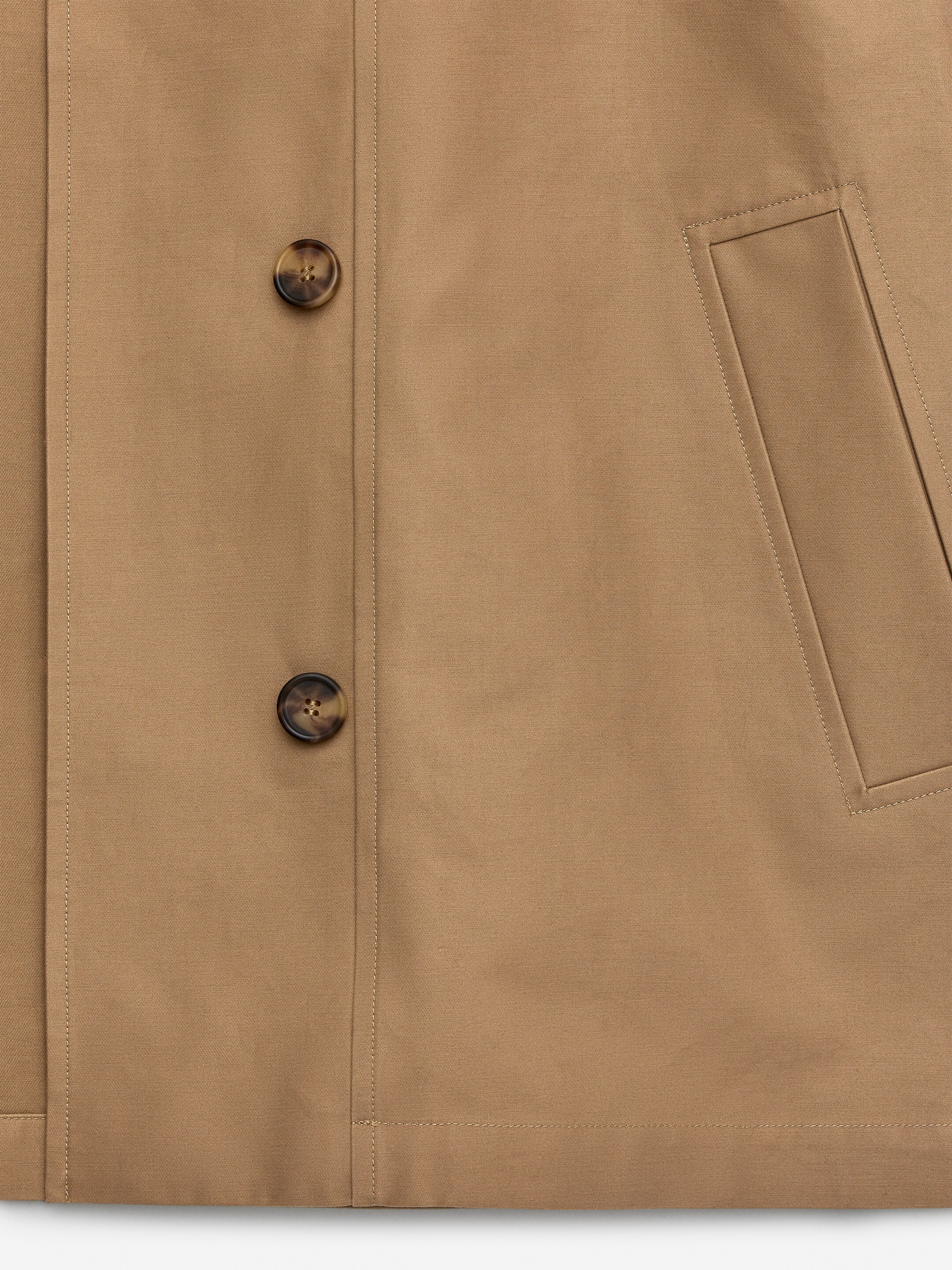 Visualizza immagine più grande: Giacca in cotone con fodera - Beige scuro - DONNA | H&M IT 8