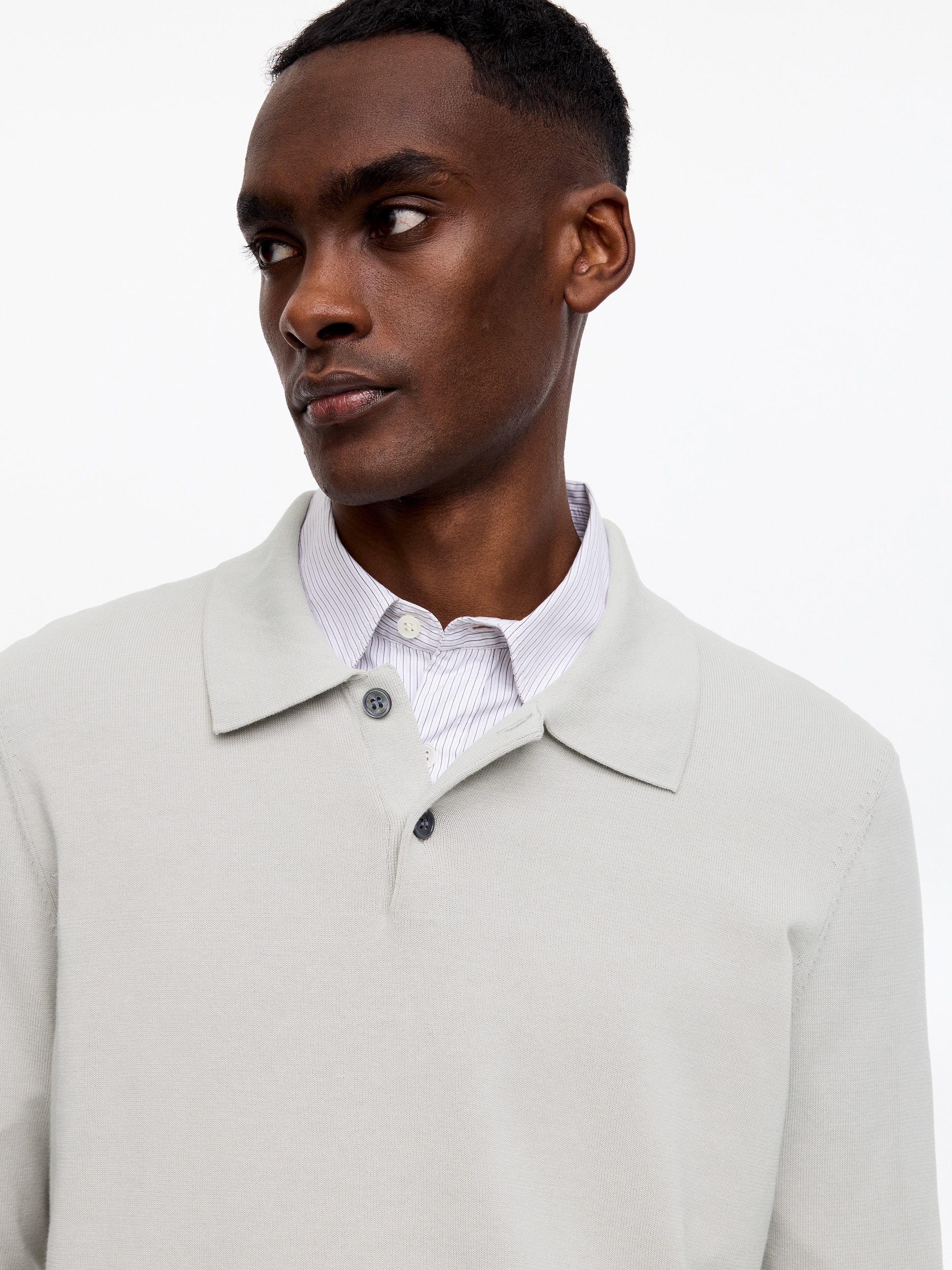 Polo en coton - Taupe clair - Regular fit - Homme - StillMedia/Lookbook - 4