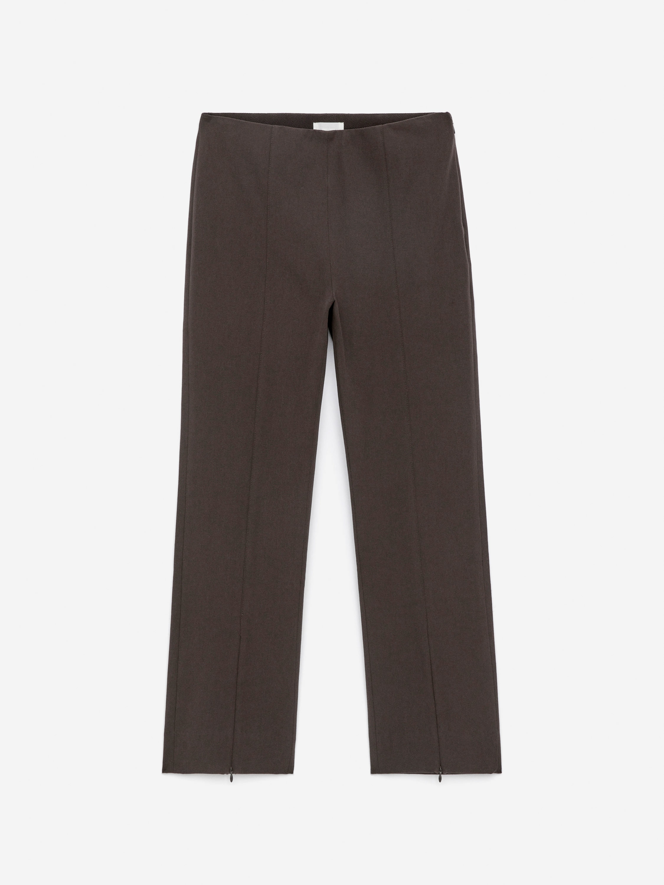 Slim-Fit Trousers - Brown - Slim fit - Women - StillMedia/DescriptiveStillLife - 2
