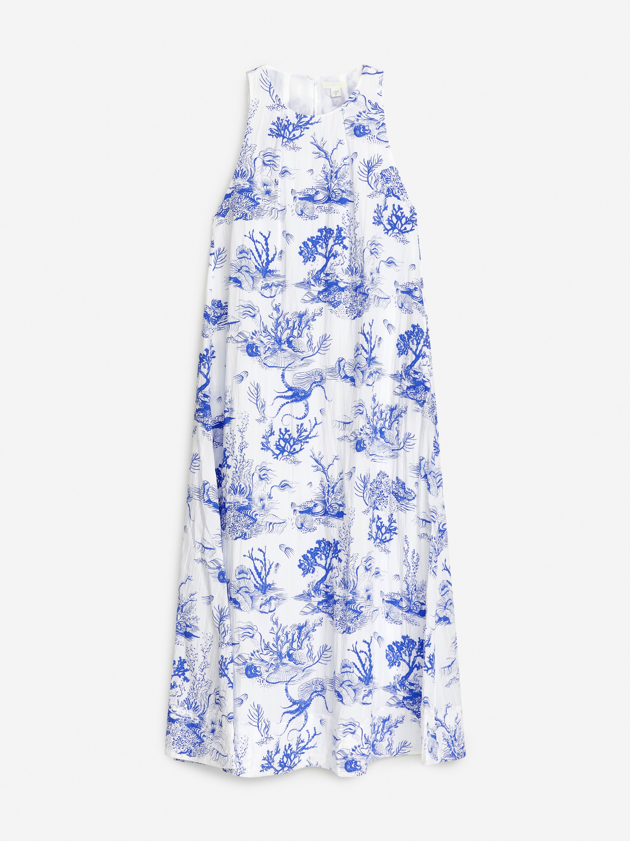 View larger image: Printed Maxi Dress - White/Blue - Ladies | H&M GB 1