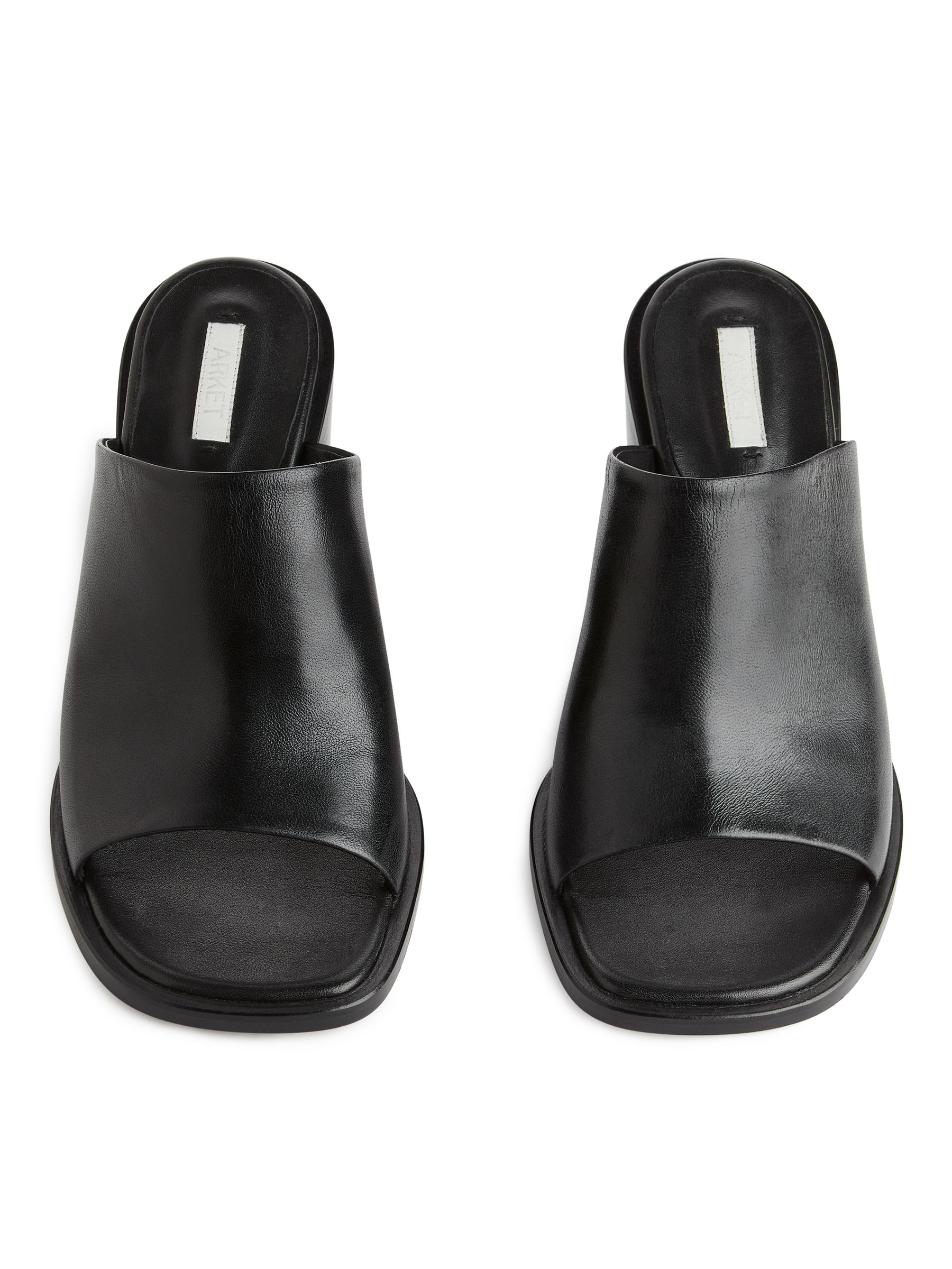 Mules in pelle - Nero - Women - StillMedia/DescriptiveStillLife - 1