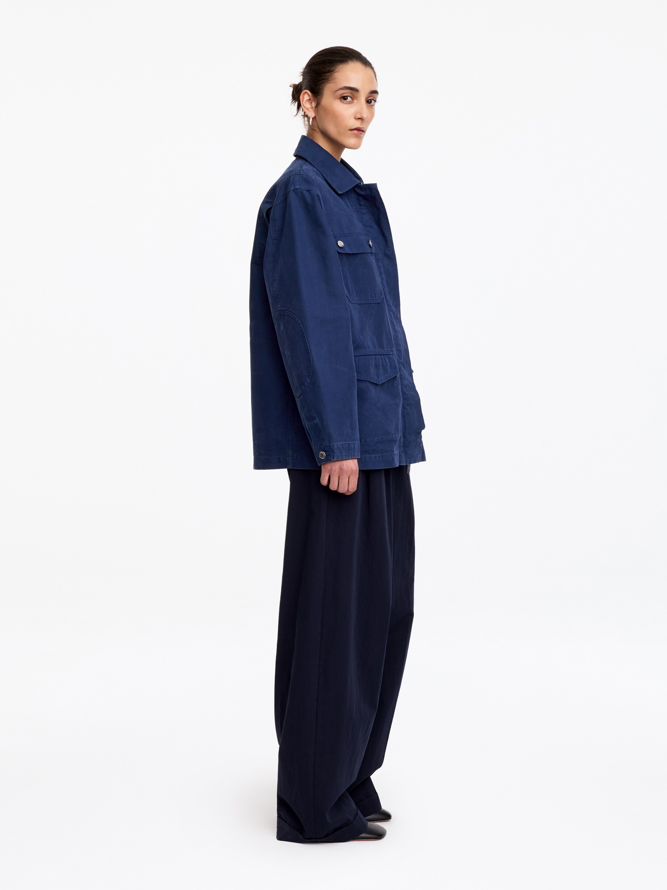 Workwear-Jacke - Dunkelblau - Oversize - women - StillMedia/Lookbook - 11