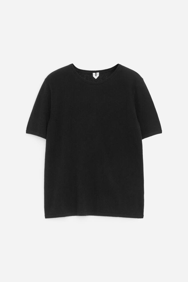 Maglia in puro cashmere - Nero/Cammello/Grigio - 1