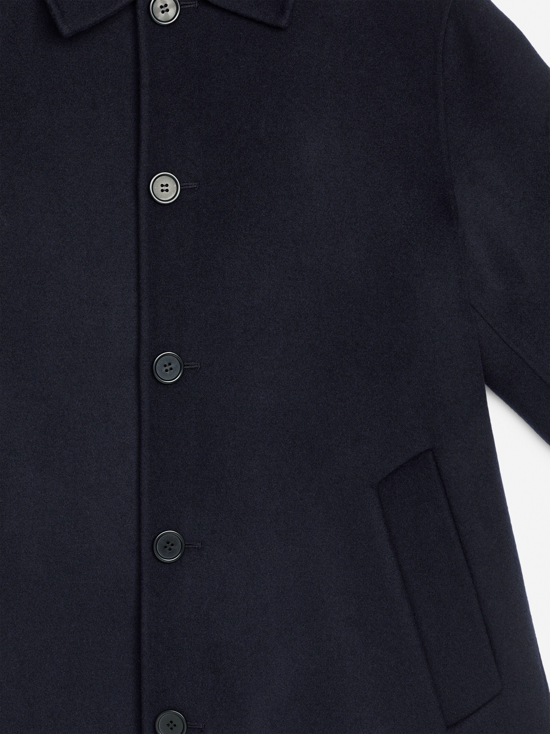 Ingrandisci l'immagine: Double-Face Wool Blend Coat - Dark Blue - UOMO | H&M CH 2