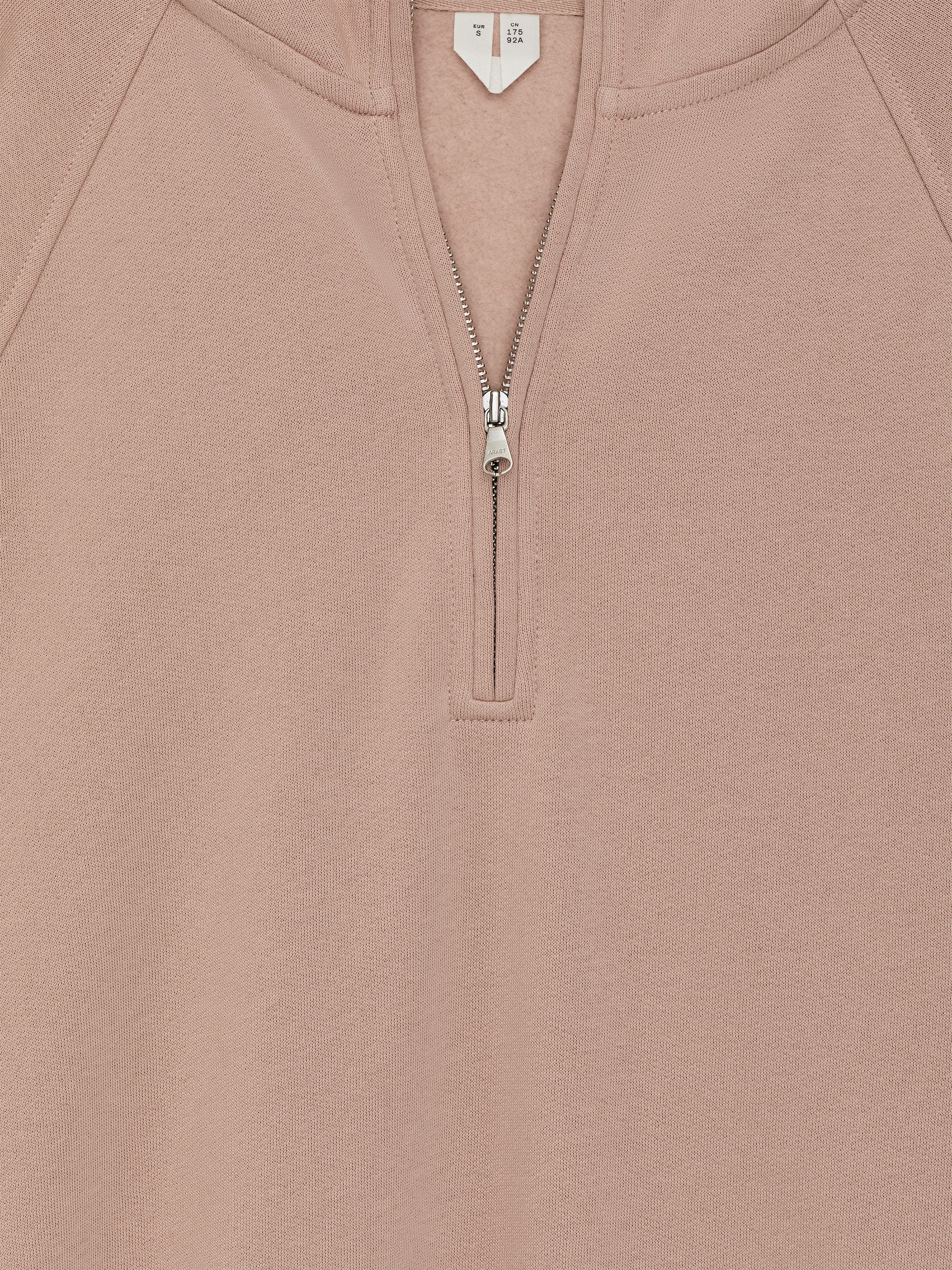 Bluza z kapturem i krótkim zamkiem błyskawicznym - Beżowy - Fason normalny - Women - StillMedia/DescriptiveDetail - 1