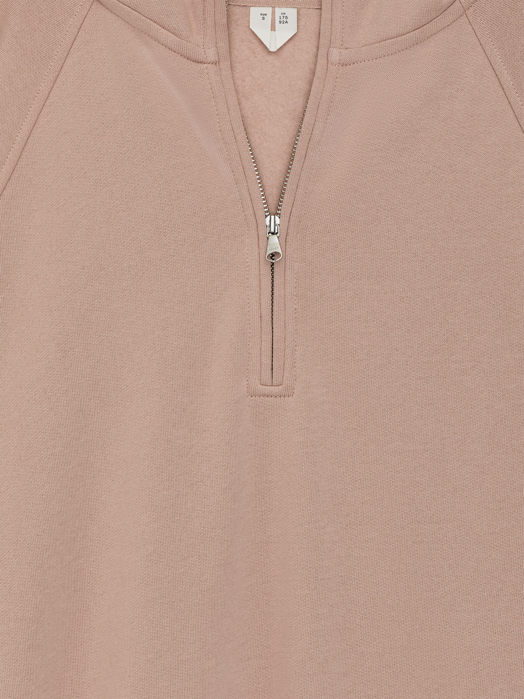 Half-Zip Hooded Sweatshirt - Beige - Regular fit - Women - StillMedia/DescriptiveDetail - 1