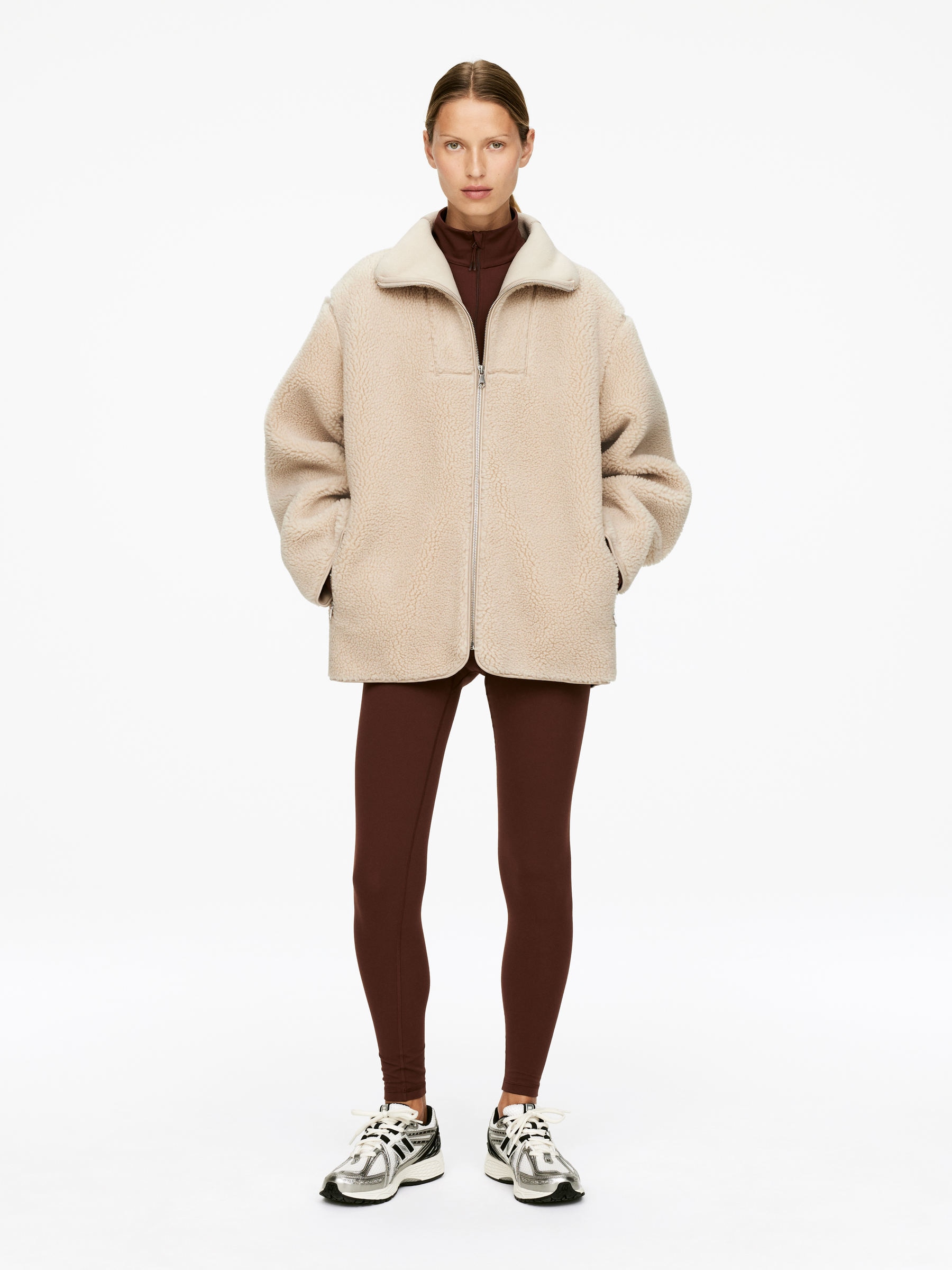 Pile Jacket-#DCD6C7-16616