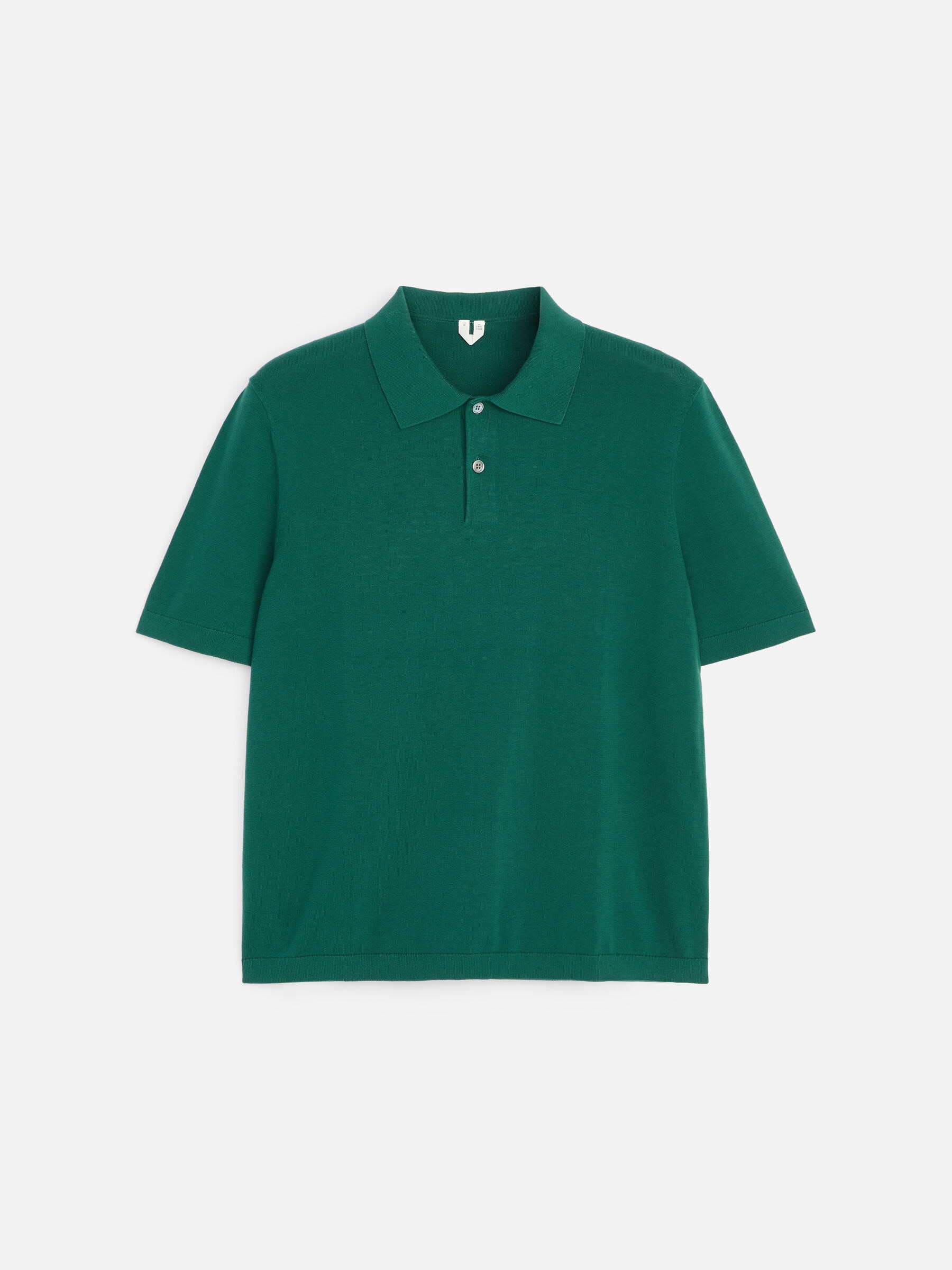 Fine-Knit Polo Shirt - Bright Green - Regular fit - Men - StillMedia/DescriptiveStillLife - 1