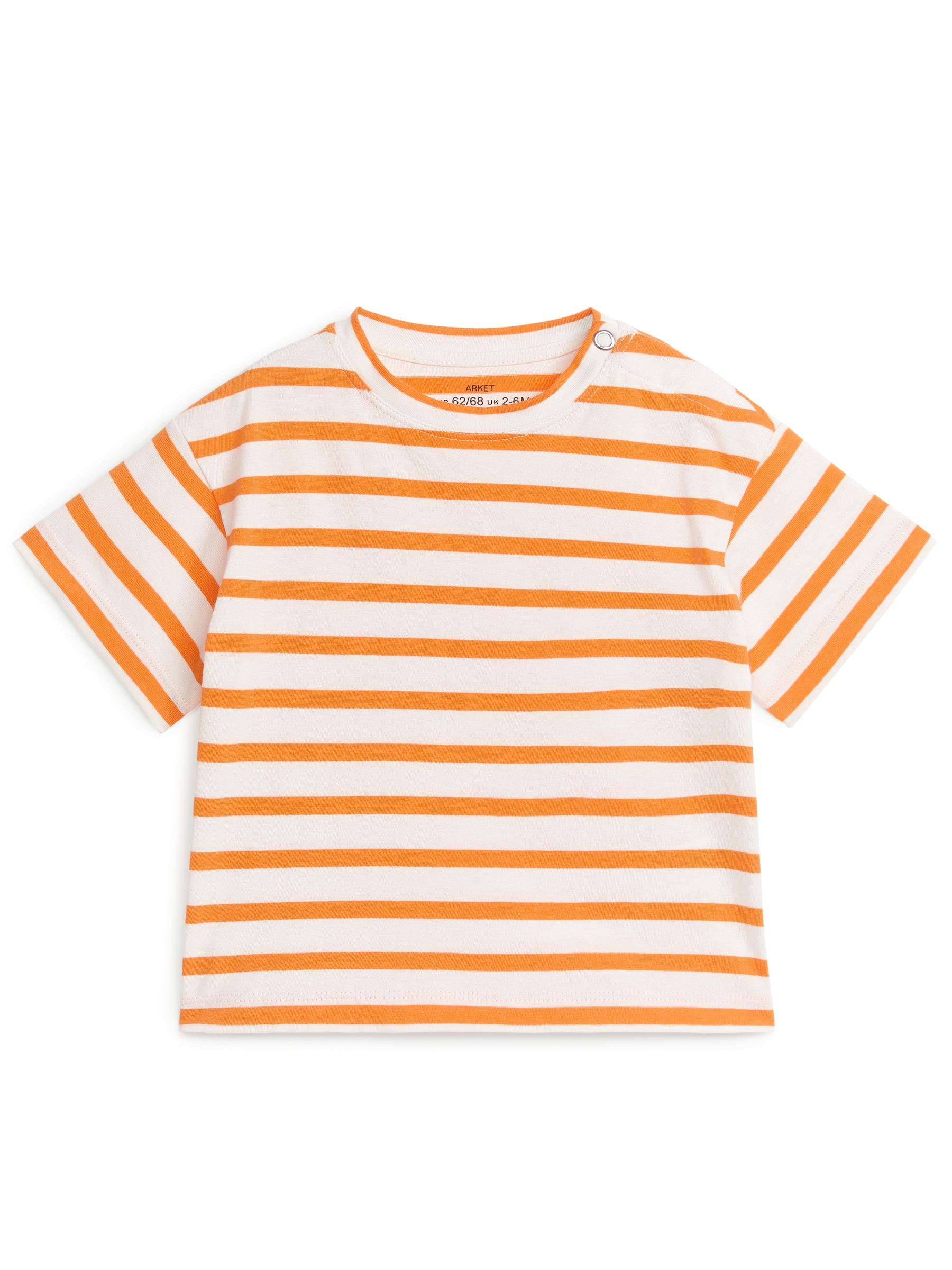 Kurzärmeliges T-Shirt - Cremeweiß/Orange - Regular Fit - Kinder - StillMedia/DescriptiveStillLife - 1