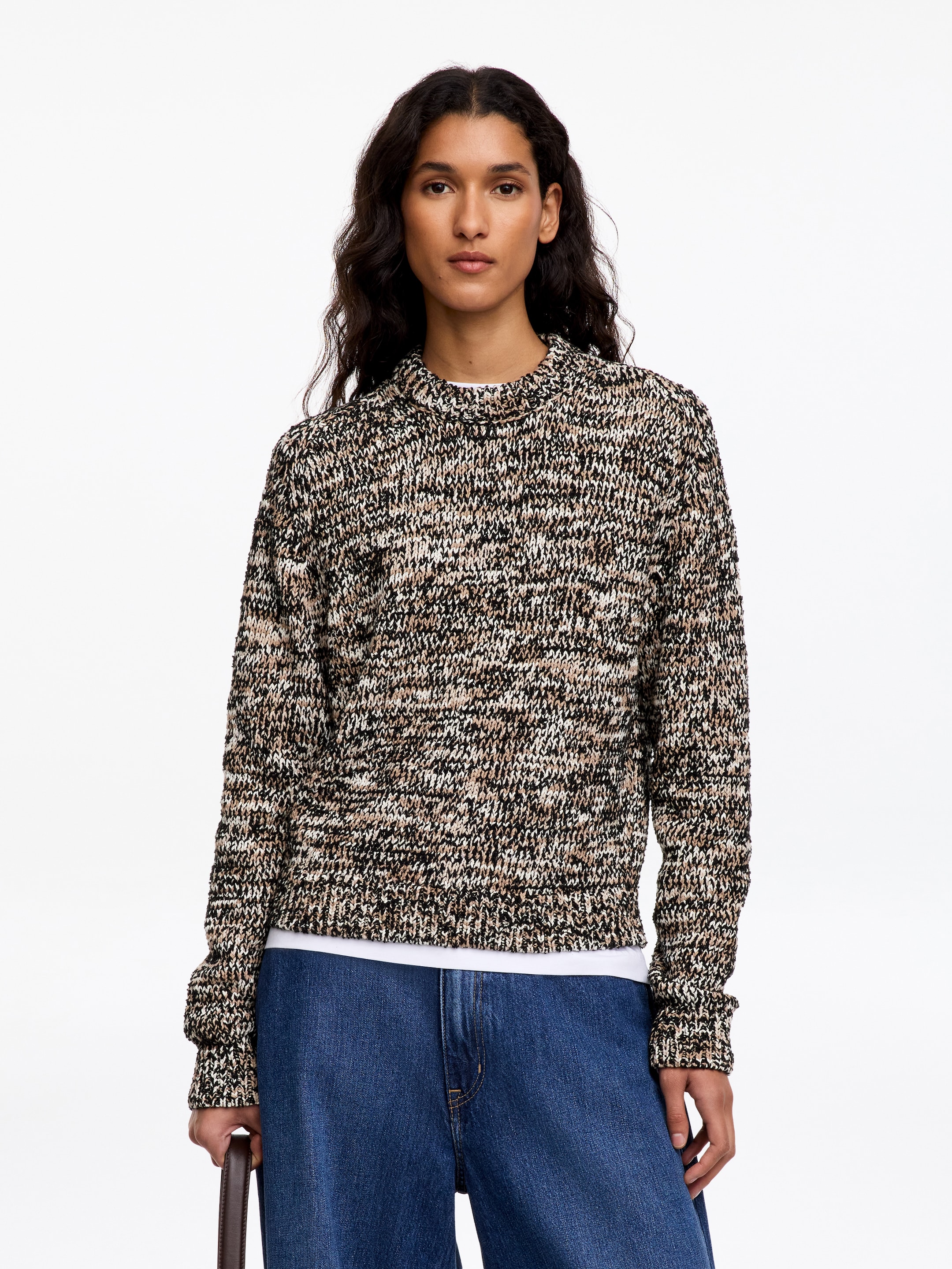 Two-Tone Jumper-Black-20408