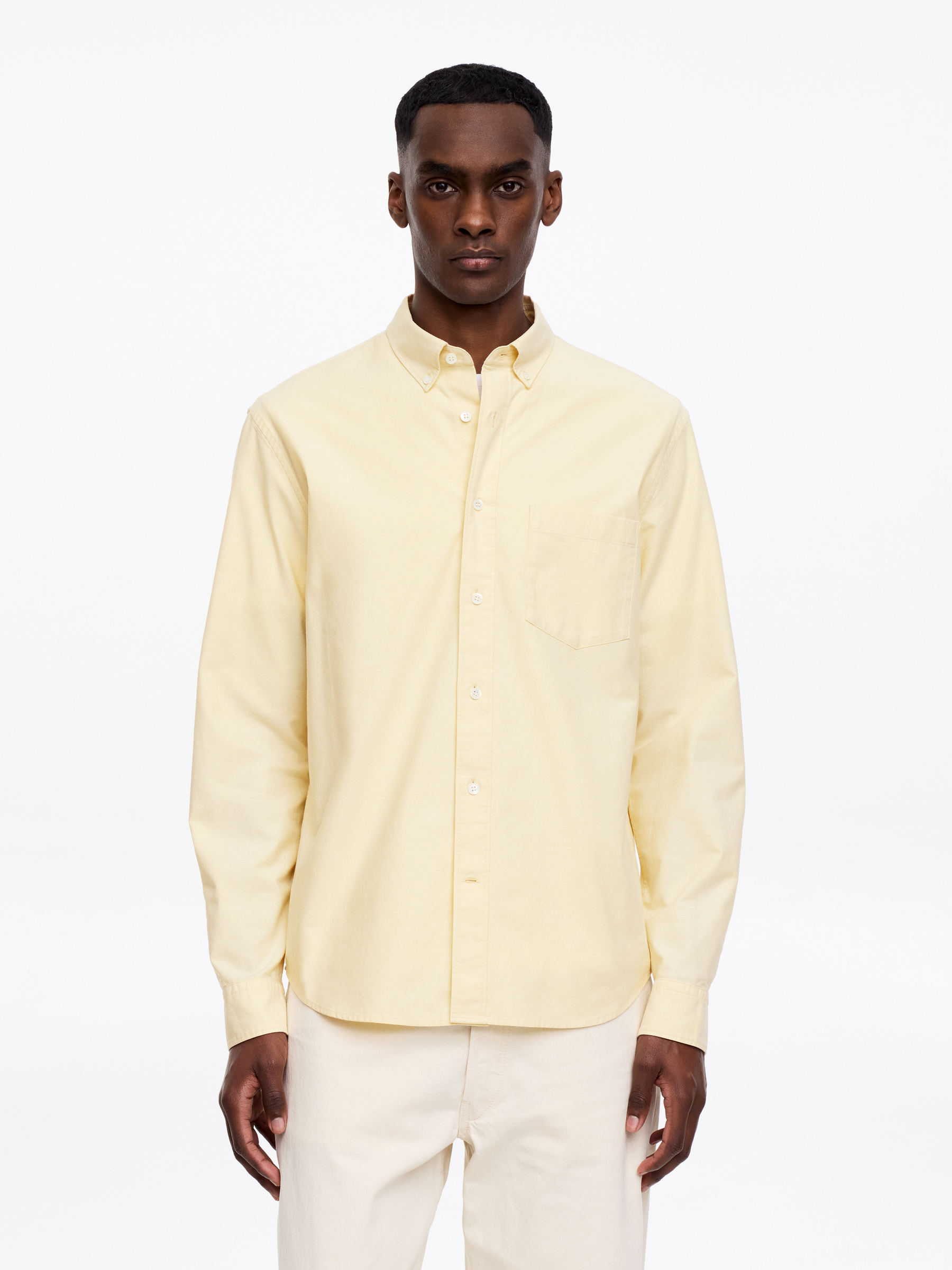 Oxford-Hemd-#E5D88E-18488