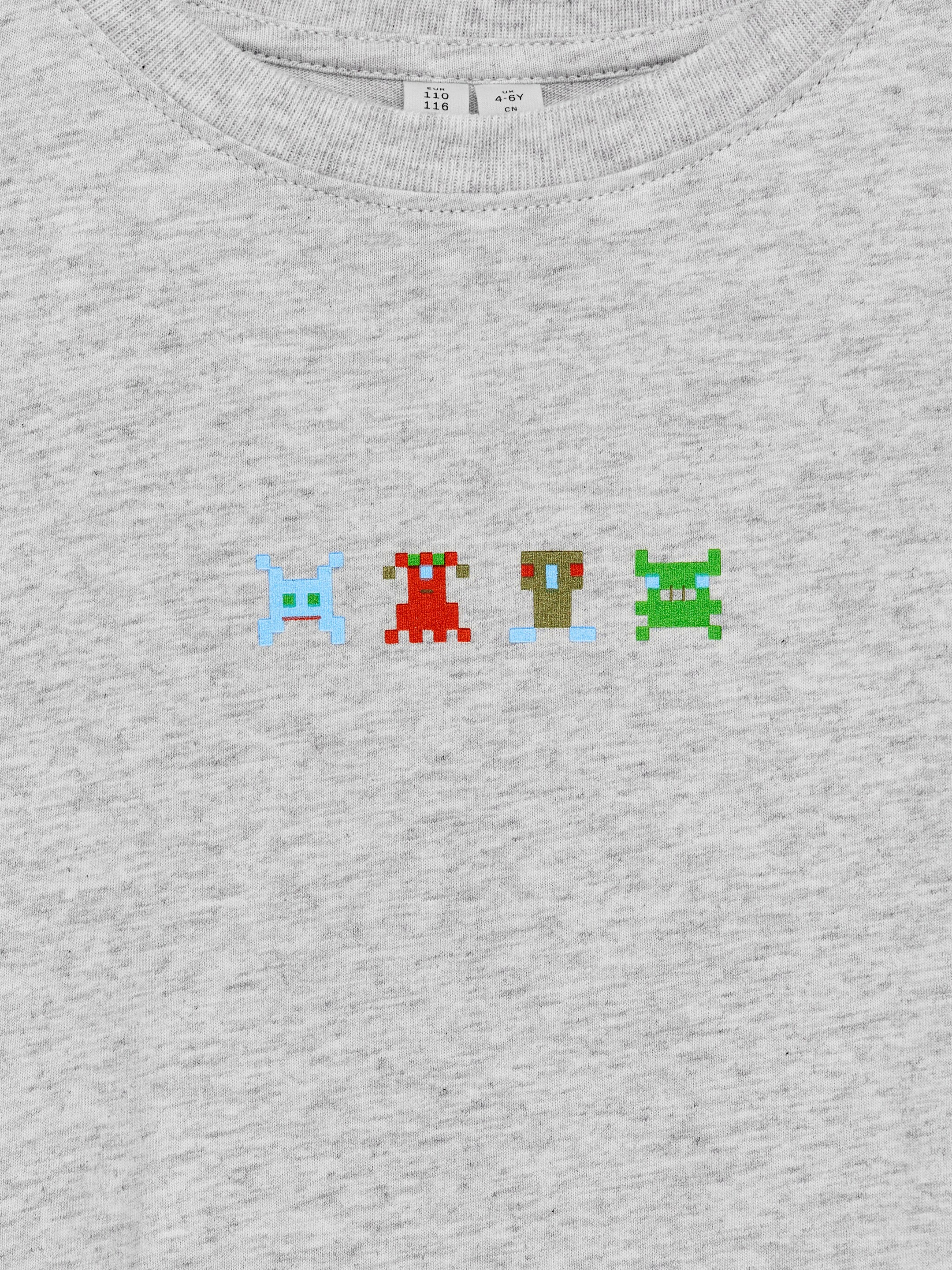Visualizza immagine più grande: T-shirt oversize - Grigio/Mostri - BAMBINO | H&M IT 3