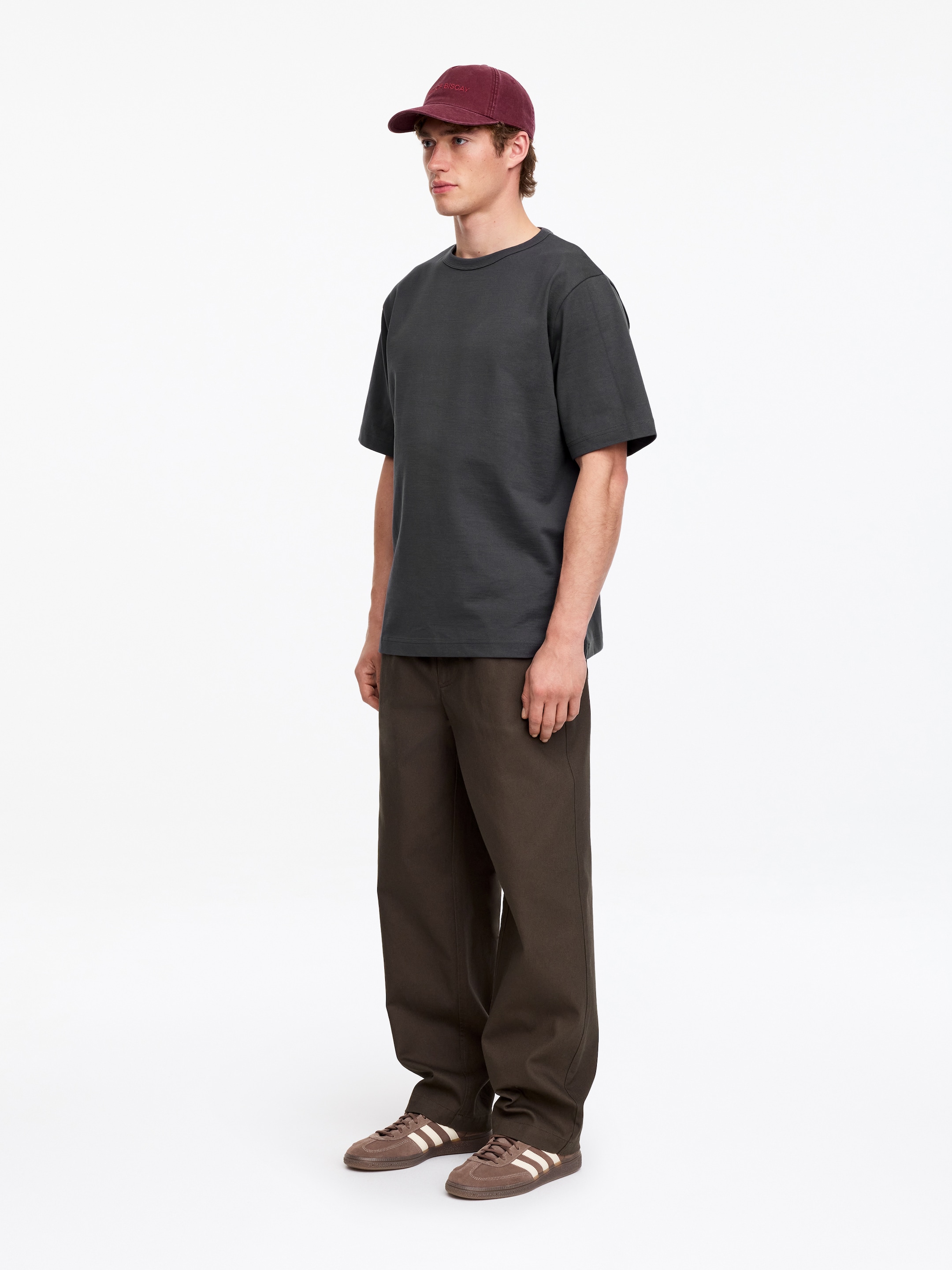 270 GSM Oversized T-Shirt - Dark Grey - Relaxed fit - Men - StillMedia/Lookbook - 3