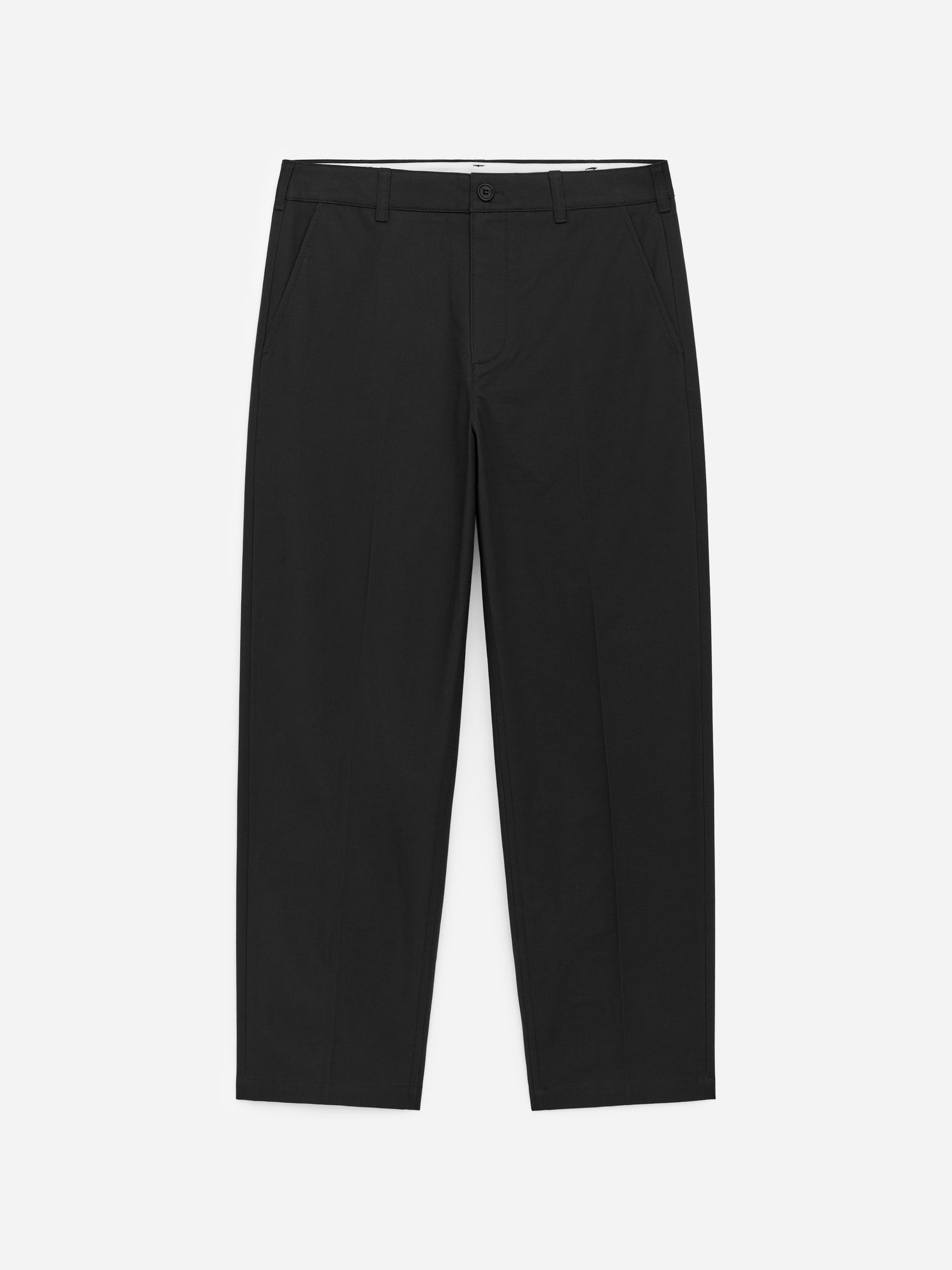 Cotton Trousers - Black - Relaxed fit - Men - StillMedia/DescriptiveStillLife - 2