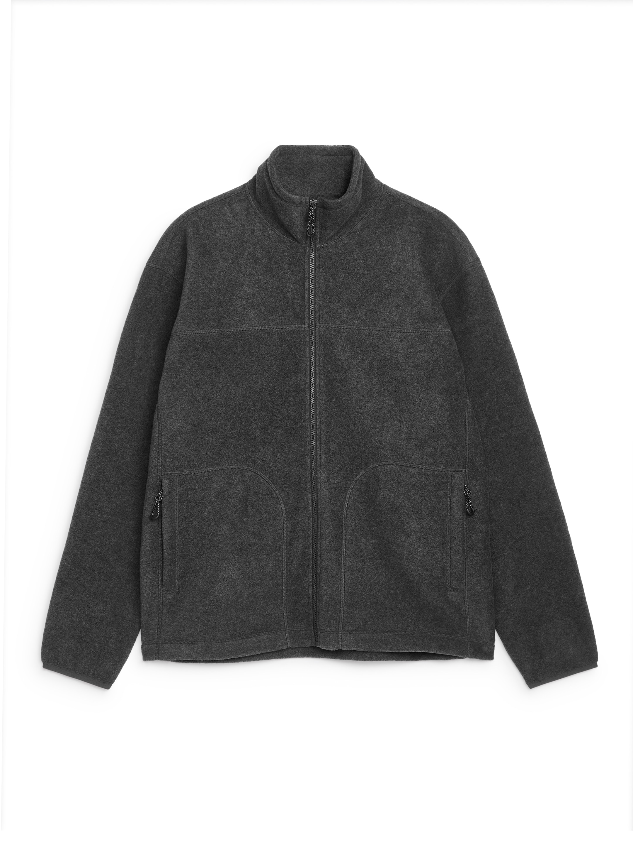 Fleece Zip Jacket - Dark Grey - Regular fit - Men - StillMedia/DescriptiveStillLife - 2