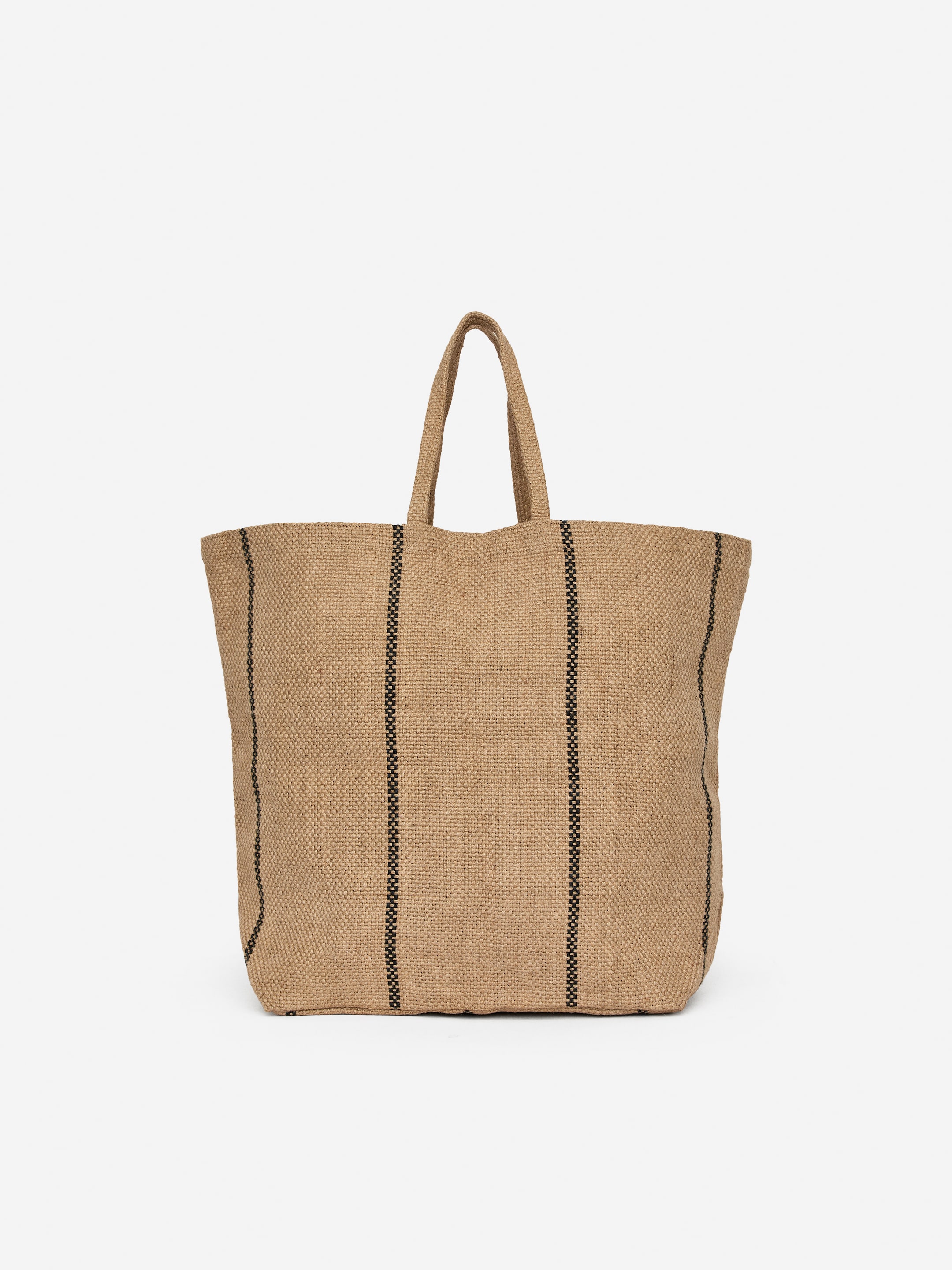 Jute Bag-#BBAB92-14941