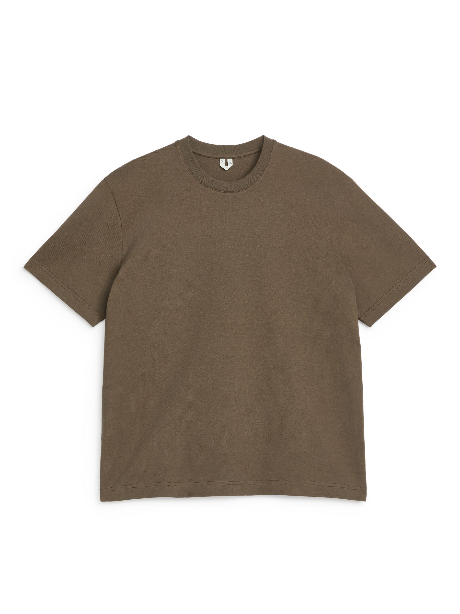 Schweres T-Shirt - Dunkles Graubraun - Regular Fit - Herren - StillMedia/DescriptiveStillLife - 1