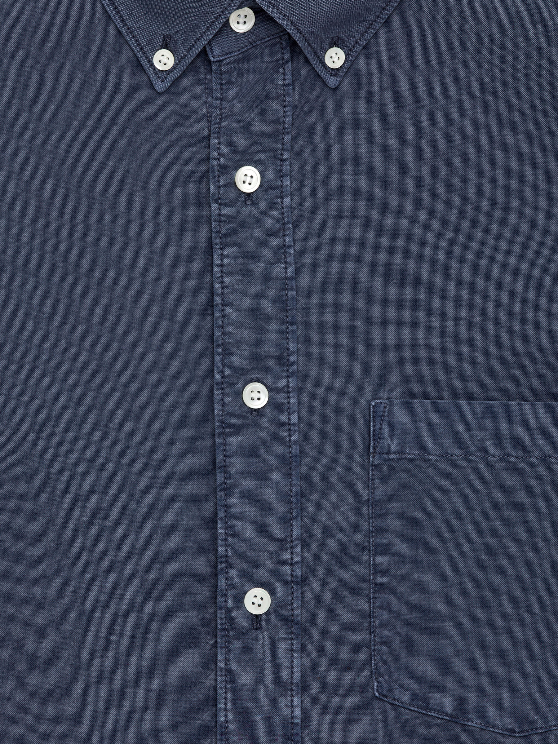 Relaxed Oxford Shirt - Blue - Loose fit - Men - StillMedia/DescriptiveDetail - 1