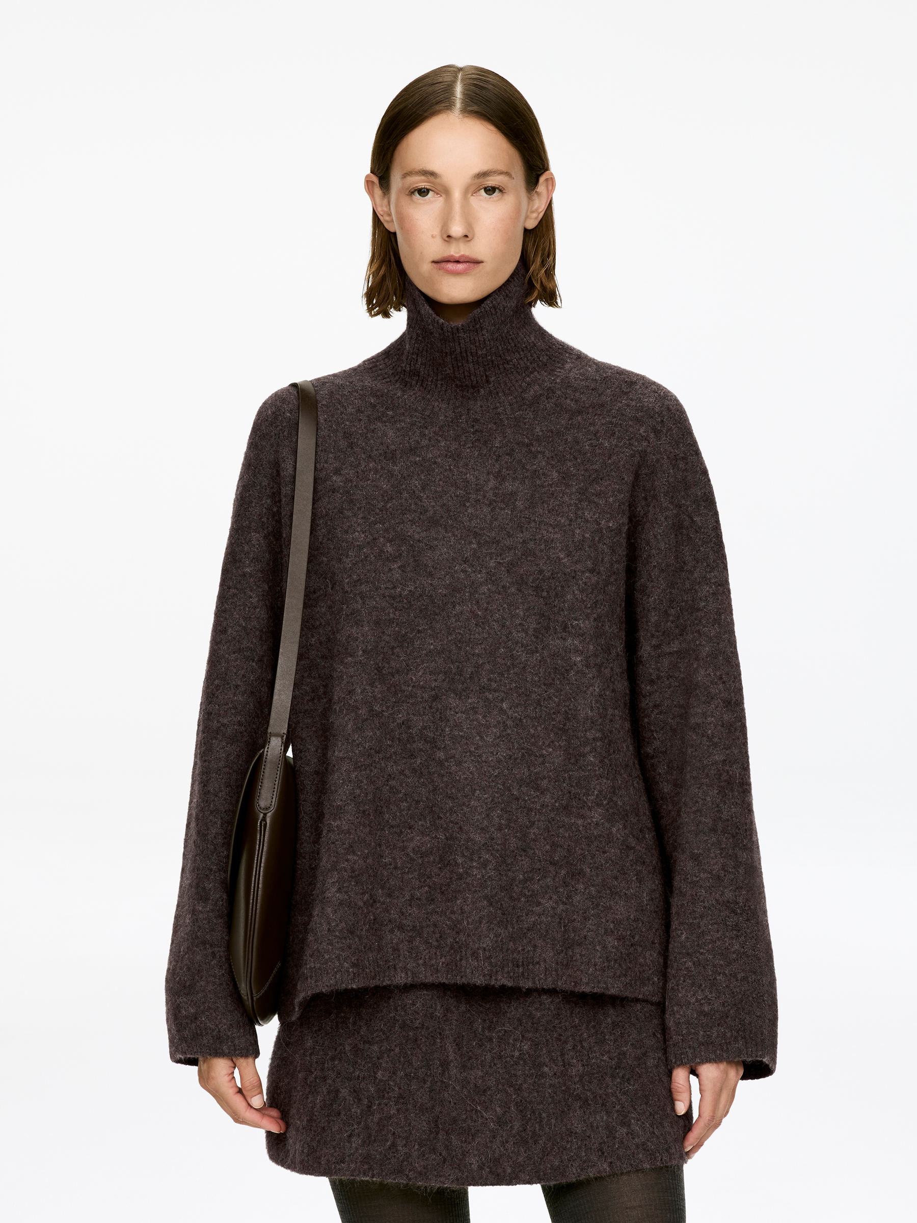 Roll-Neck Jumper-#7A6B58-16895