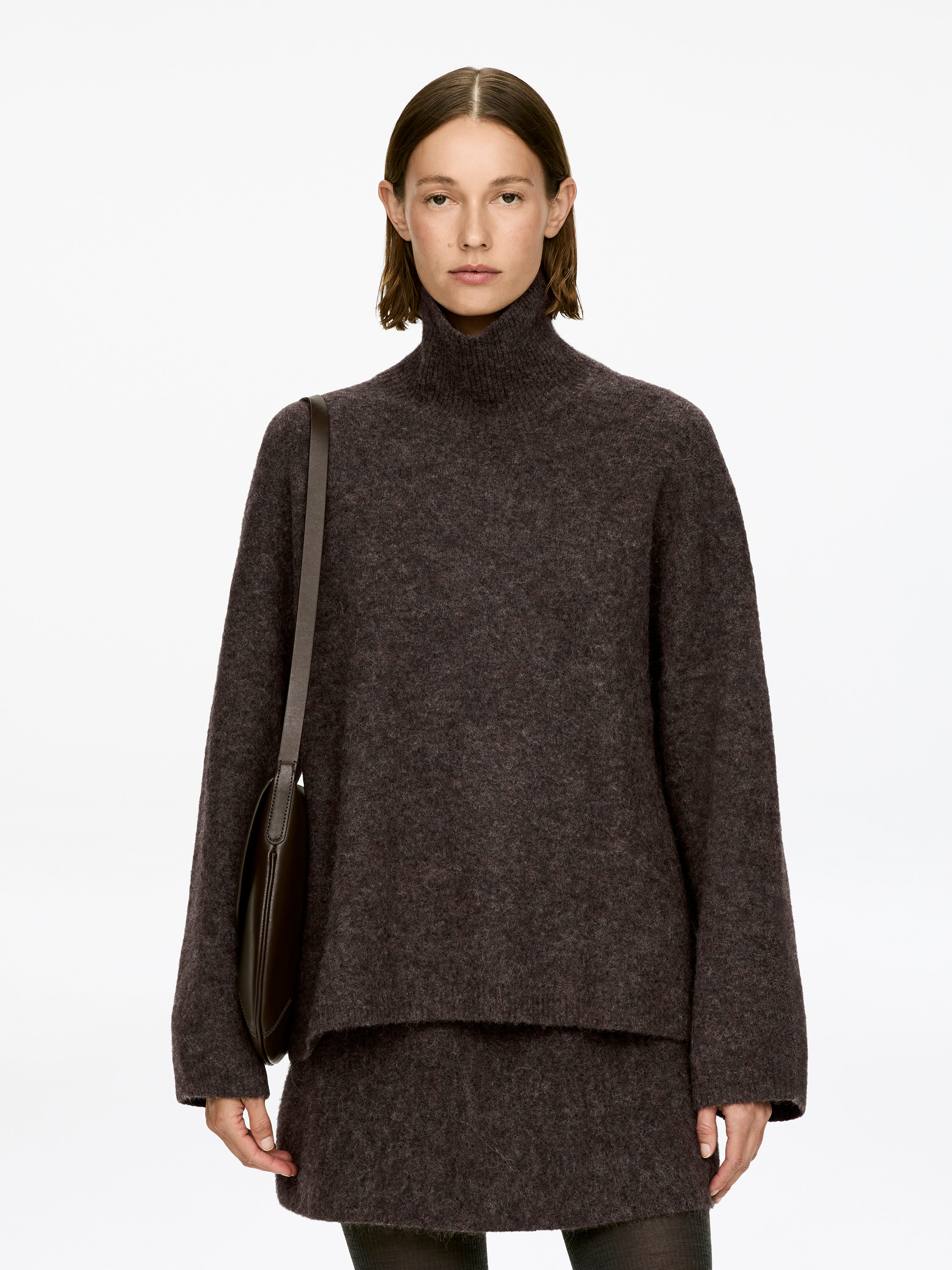 Roll-Neck Jumper-#7A6B58-16895