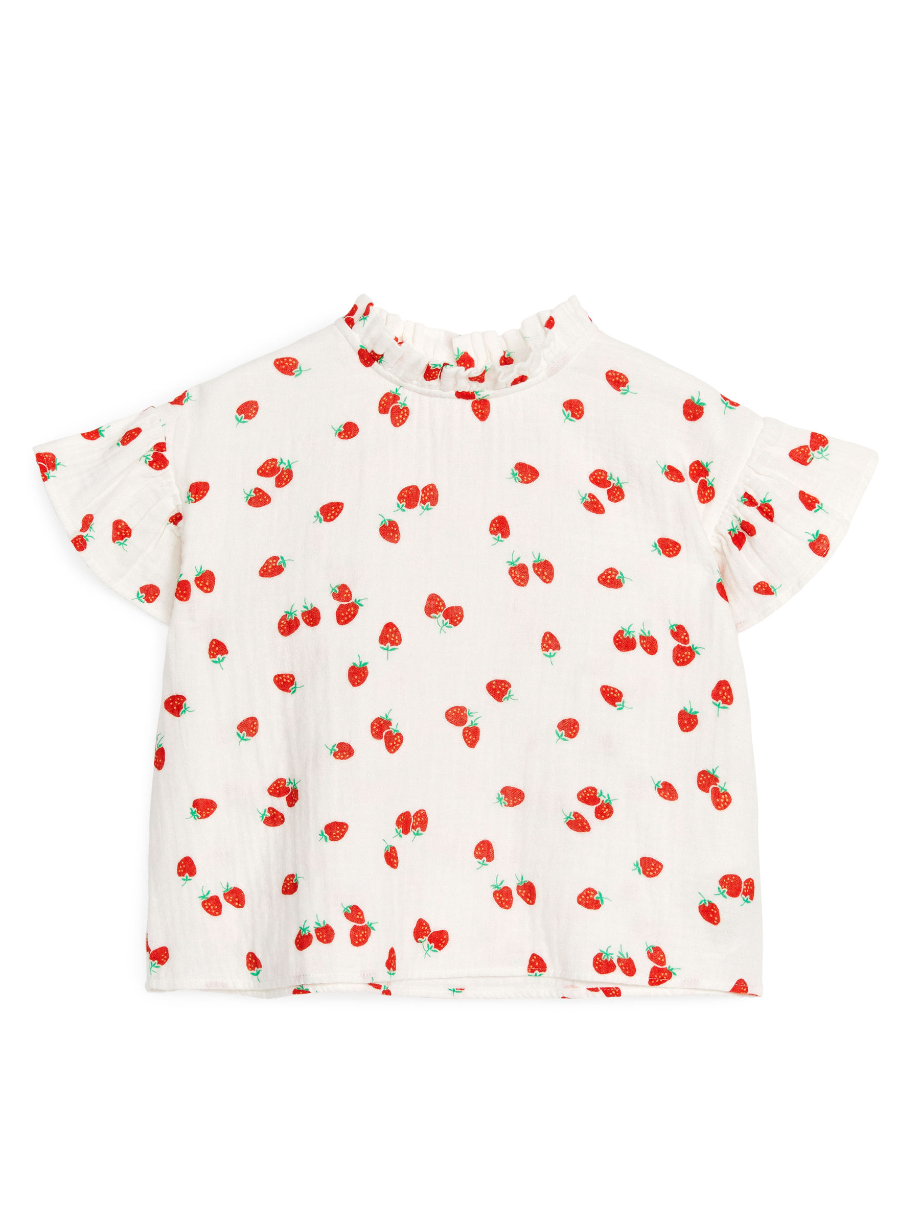 Bluzka z bawełnianego muślinu - Biały - Fason normalny - Children - StillMedia/DescriptiveStillLife - 1