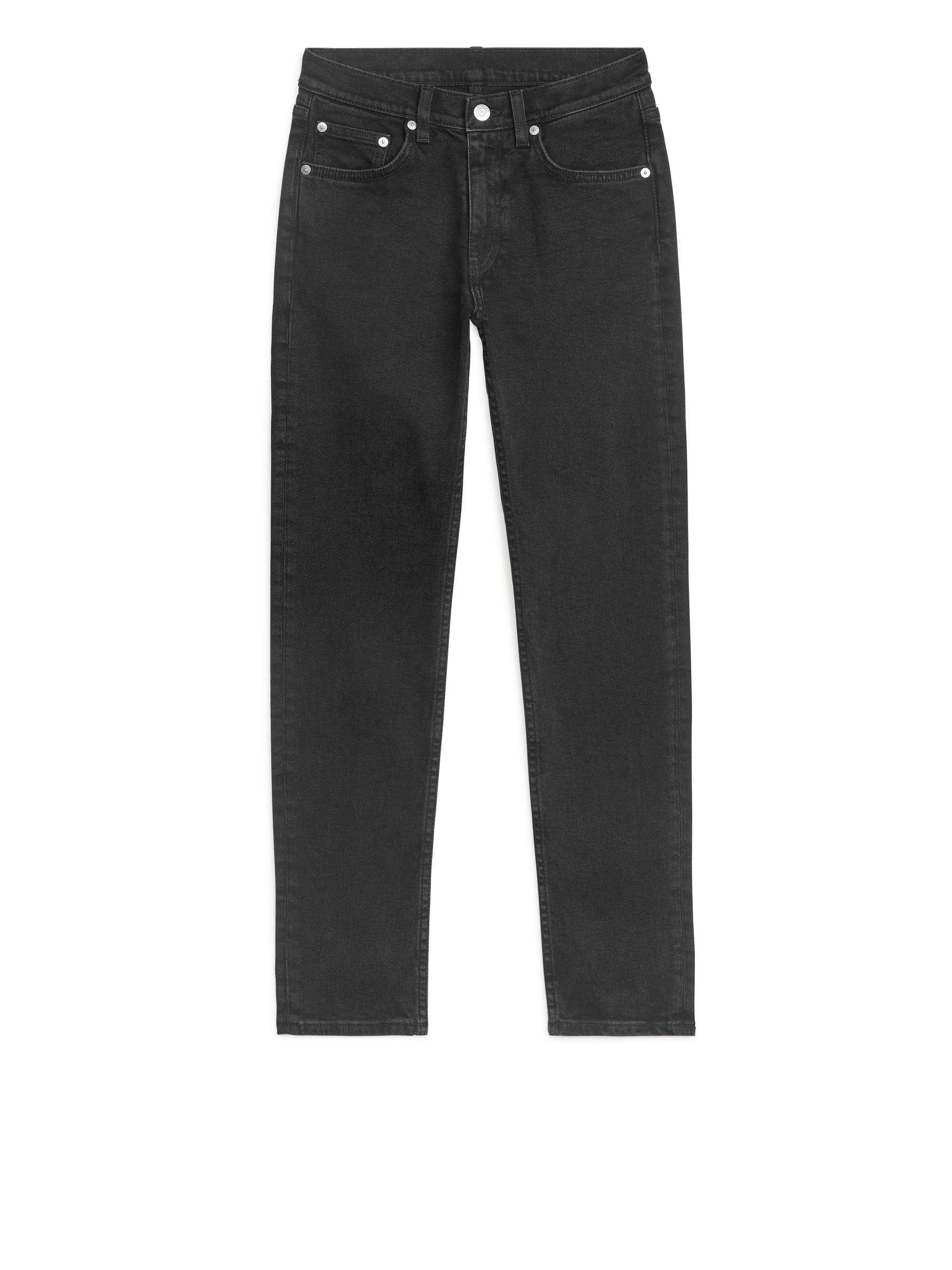 Verkürzte Stretch-Jeans SLIM-#45464A-9961